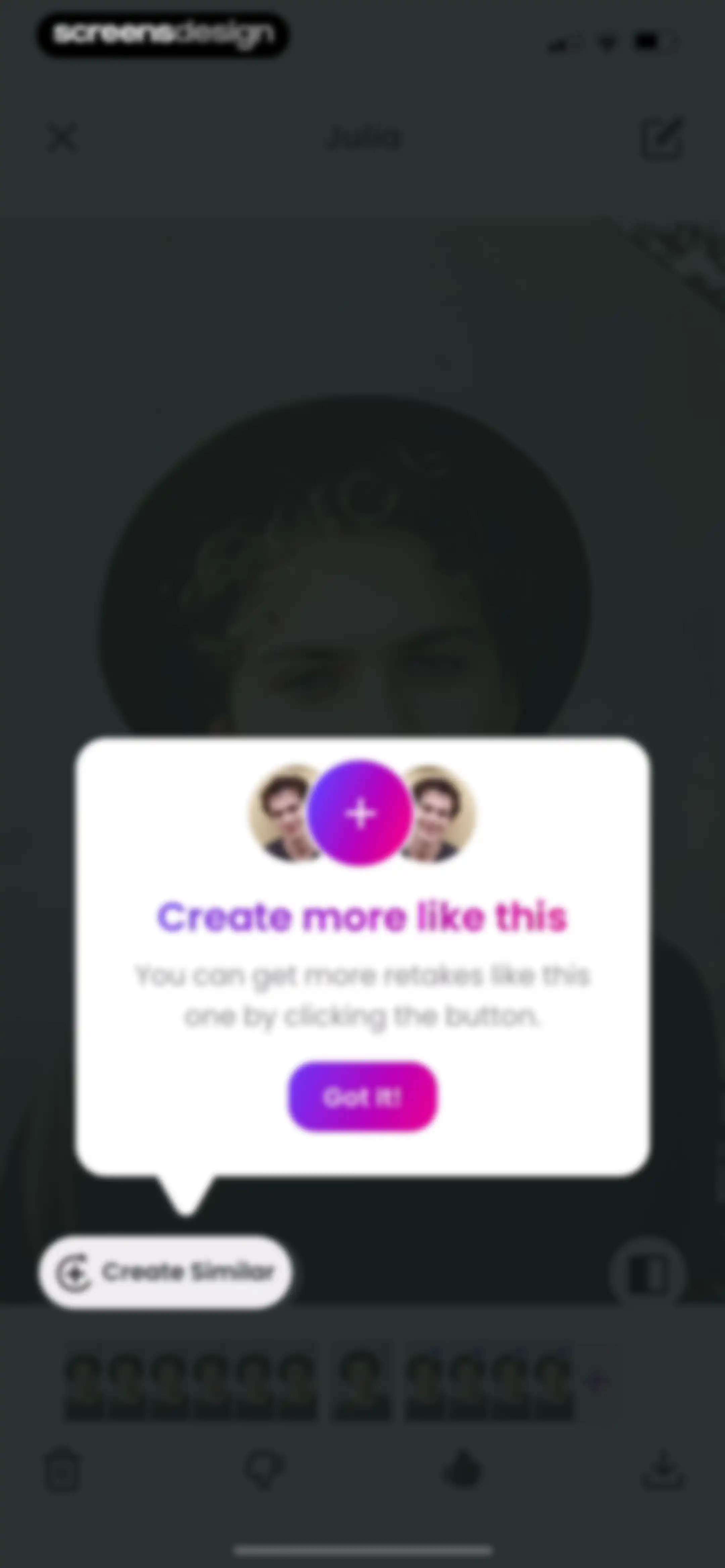 Retake AI Face & Selfie Editor screen 87