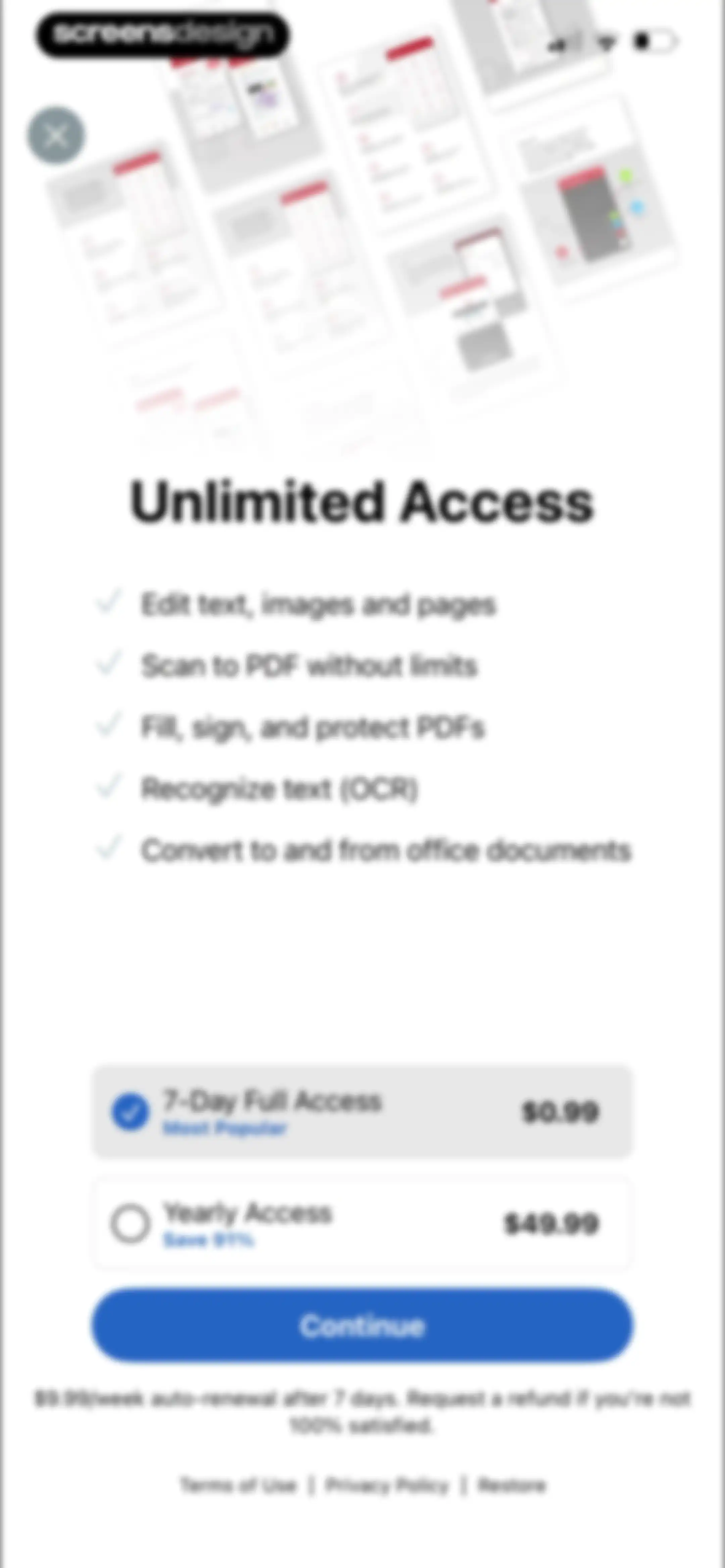 MobiPDF・PDF Text Editor・Reader screen 8