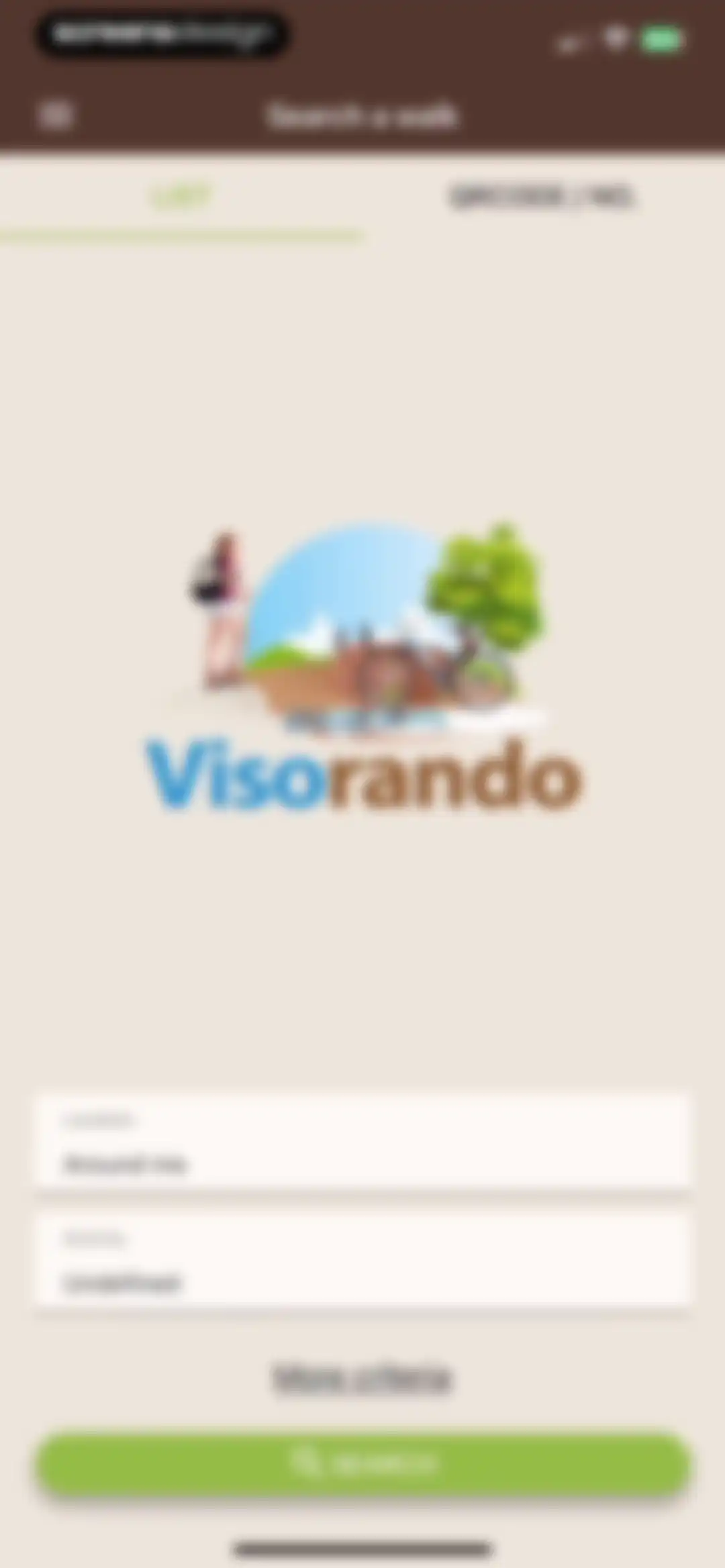 Visorando Walking Routes screen 7