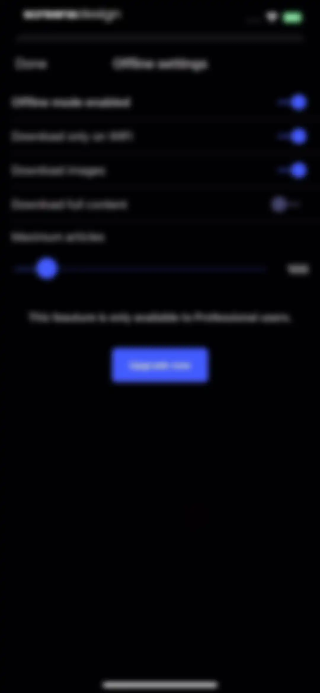 Inoreader: News & RSS reader screen 59