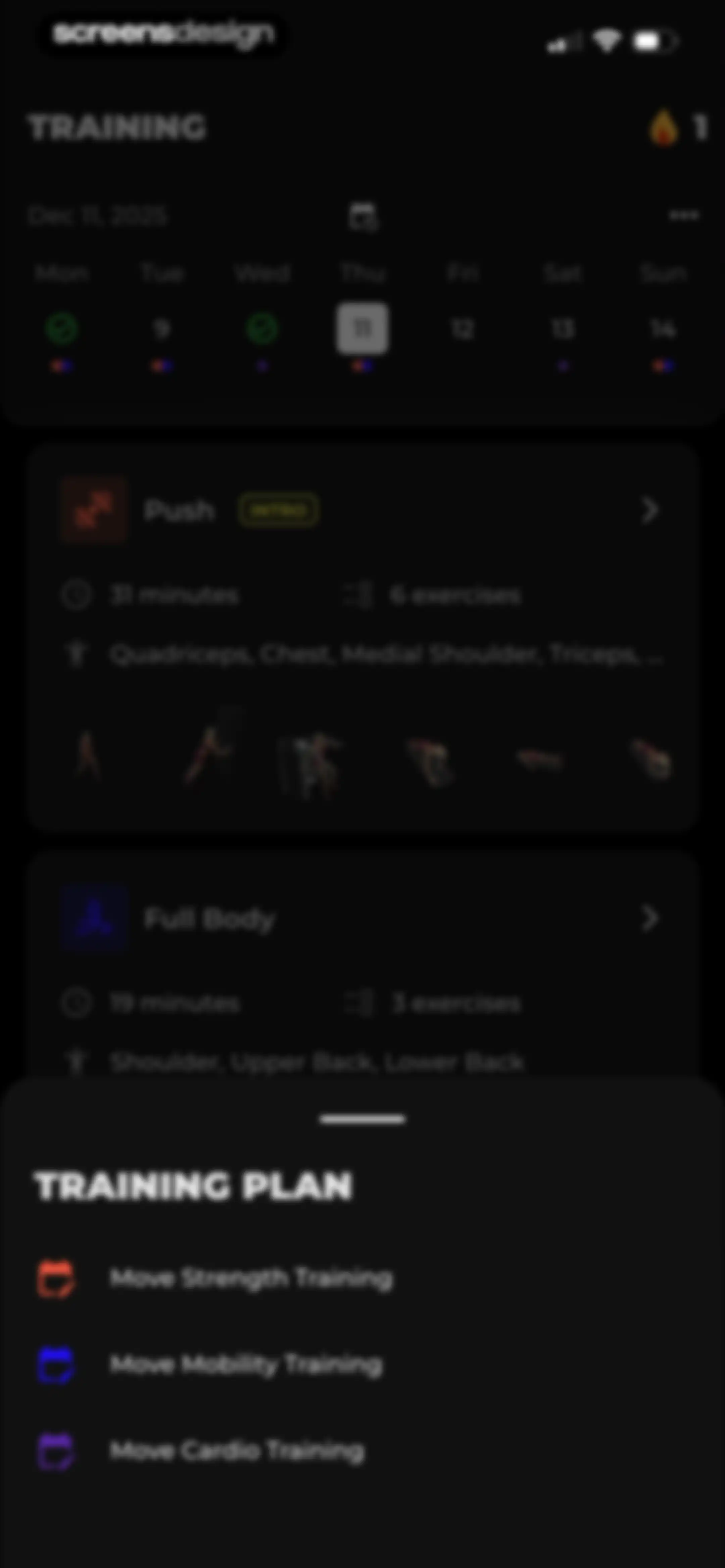 MCI - Personal Training AI screen 141