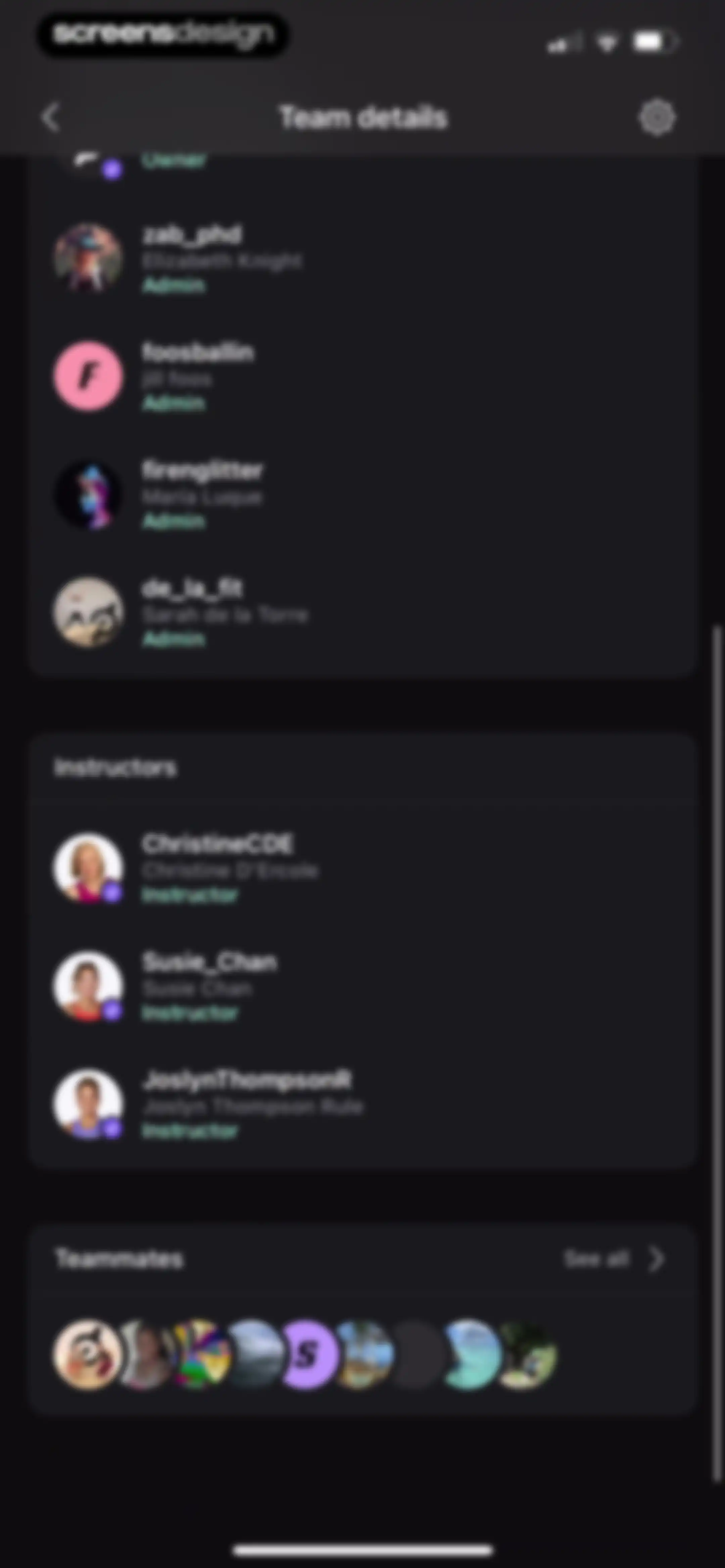 Peloton: Fitness & Workouts screen 174