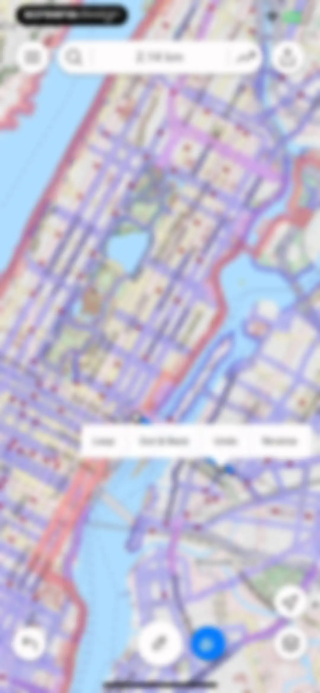 Footpath Route Planner screen 50