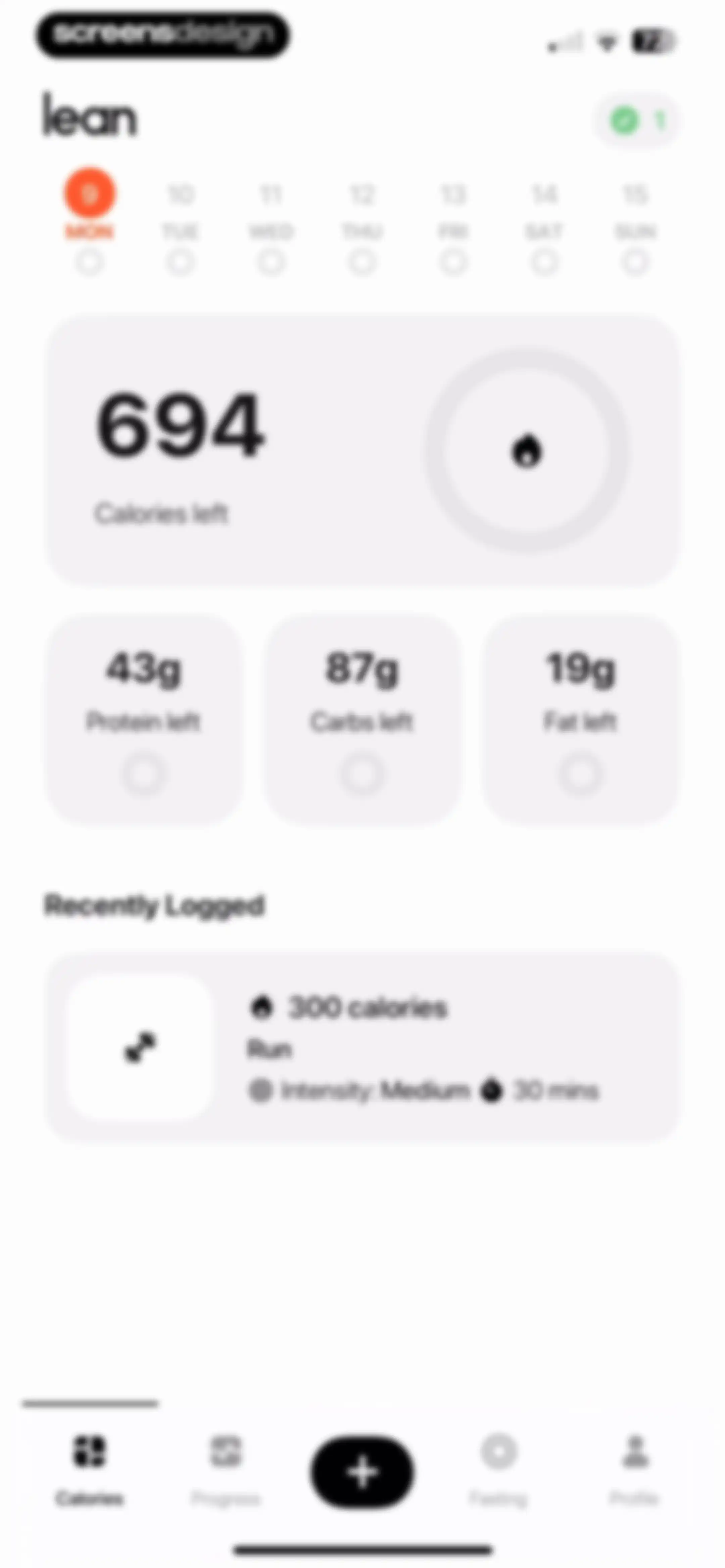 Lean: AI Macro Tracker screen 36