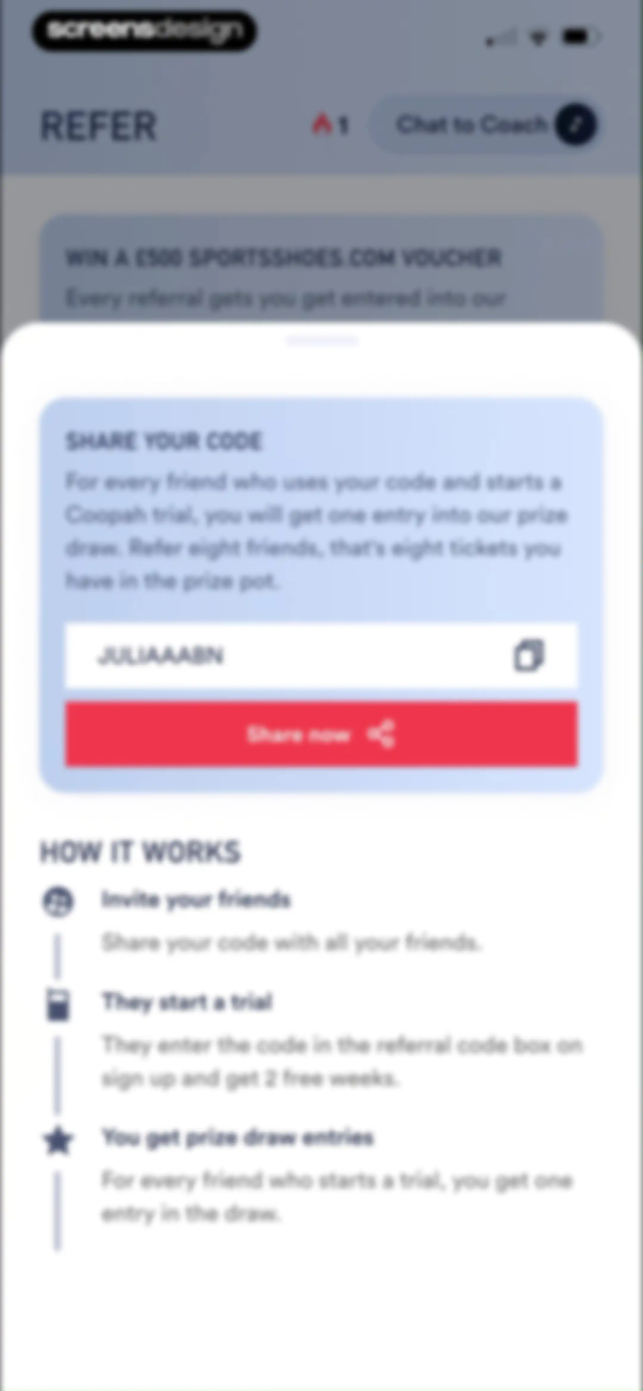 Coopah: The Run Coaching App screen 159