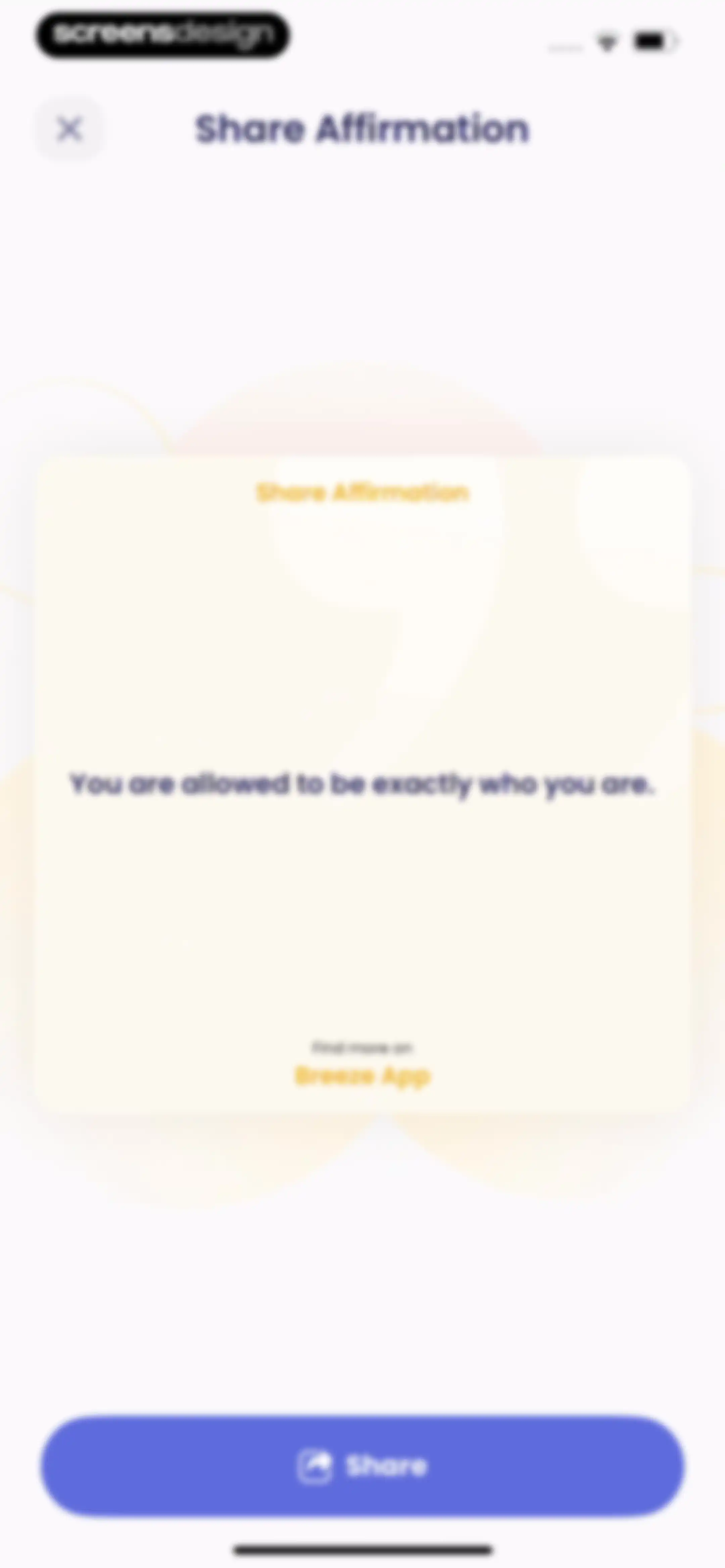 Breeze: Start Self-Discovery screen 72