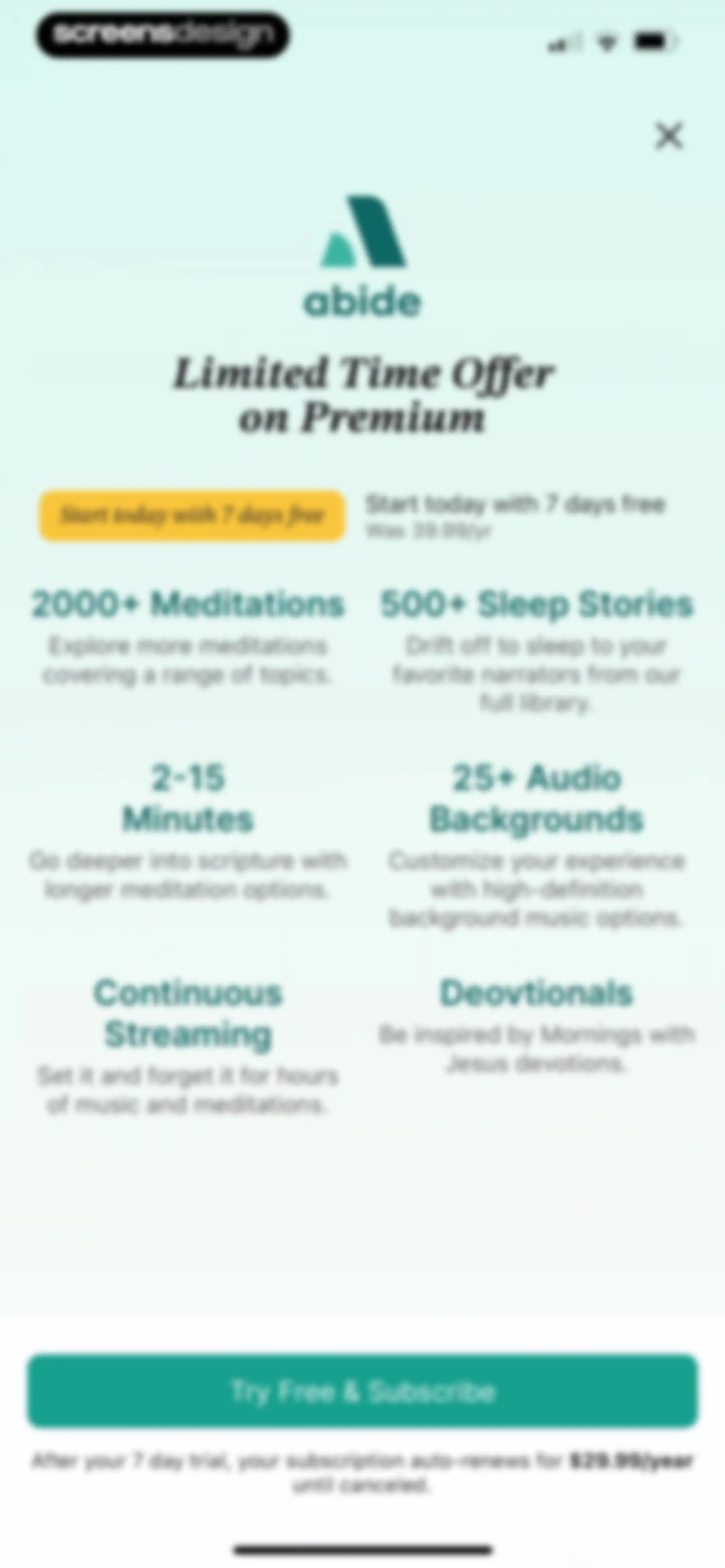 Abide: Bible Prayer Meditation screen 16