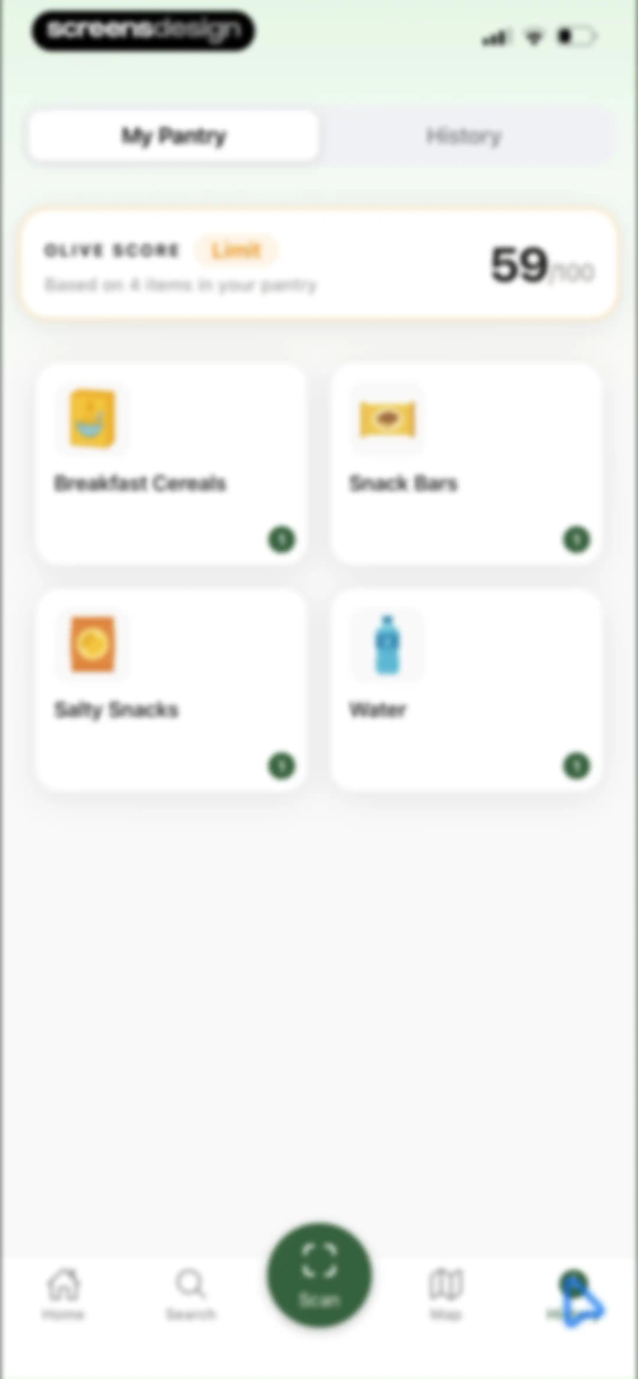 Olive: Food & Cosmetic Scanner screen 105