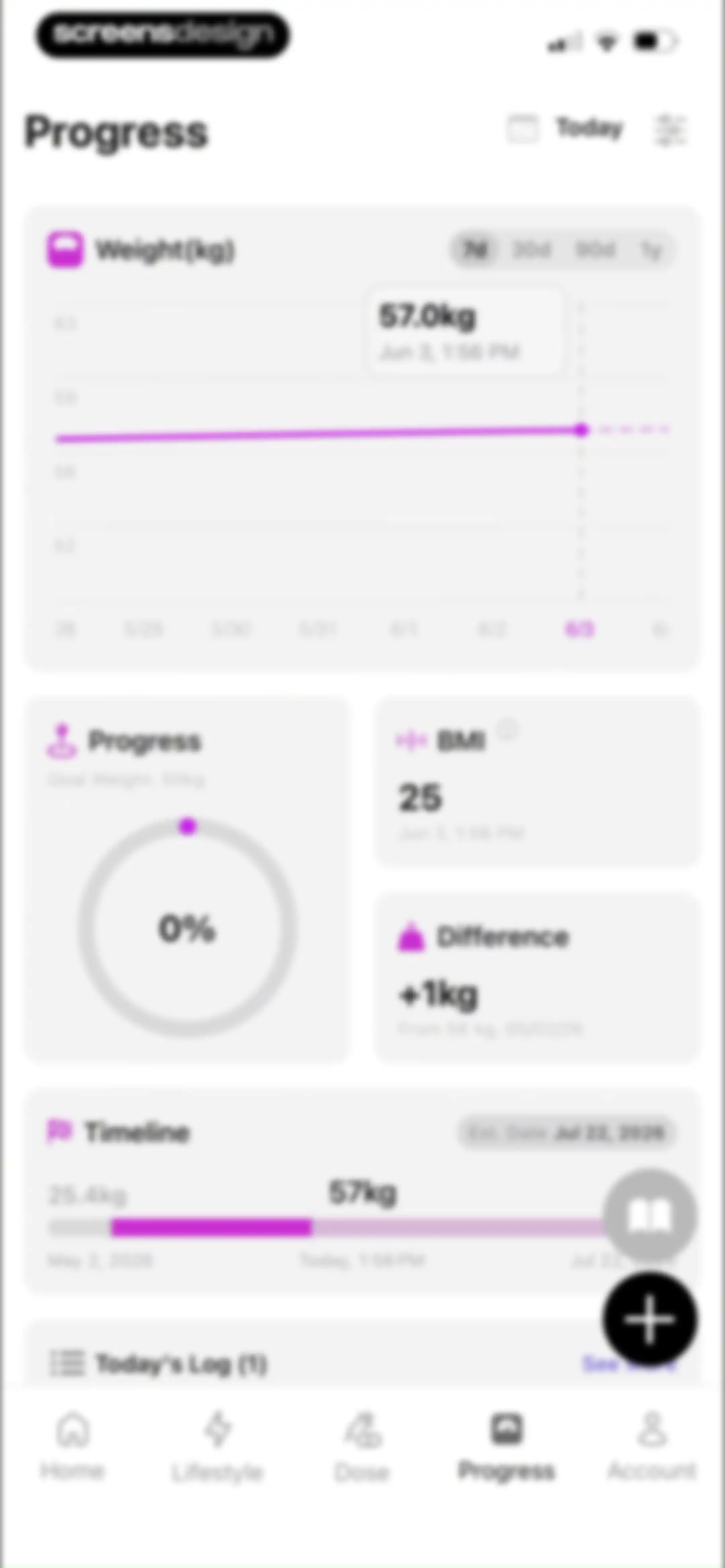MeAgain: GLP-1 Tracker App screen 108