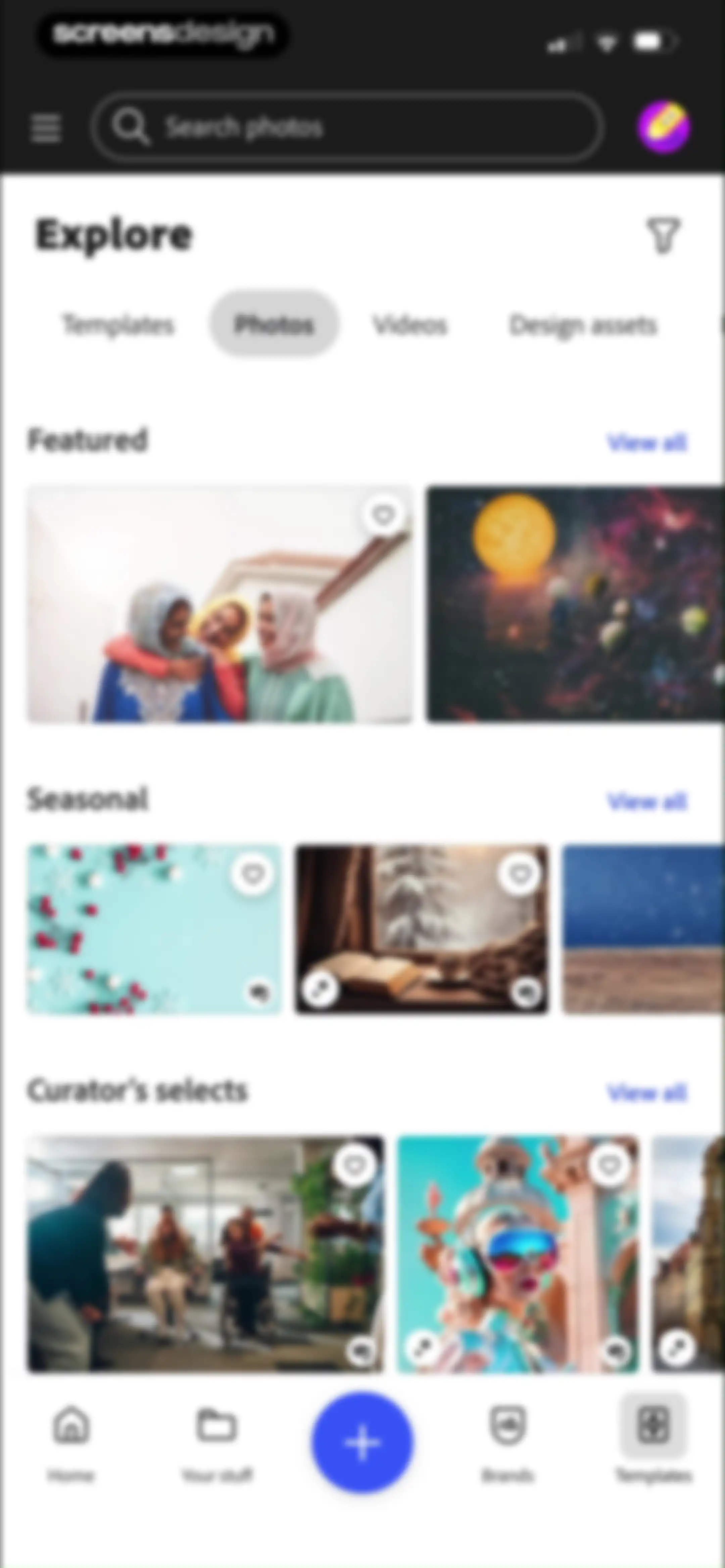 Adobe Express: Create Anything screen 160