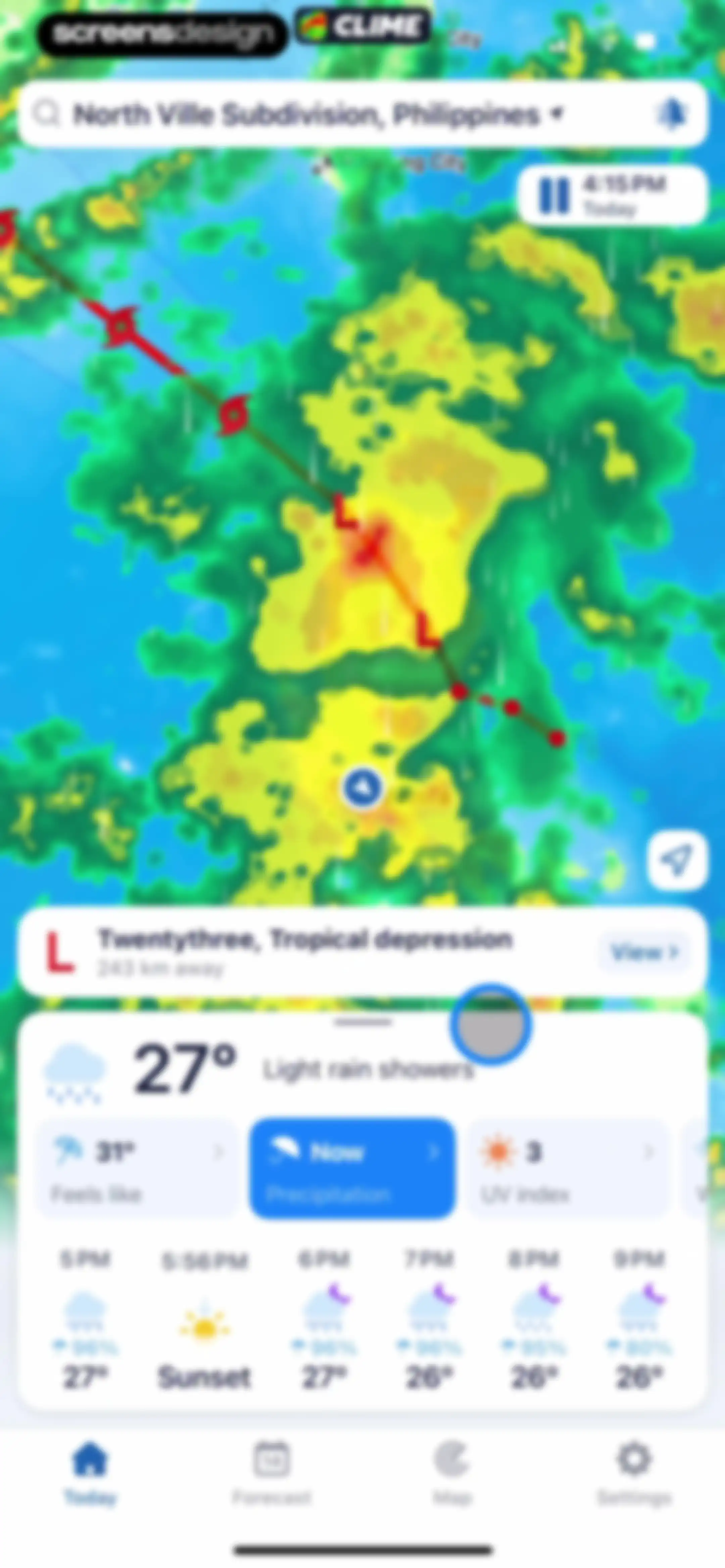 Clime: NOAA Weather Radar Live screen 26