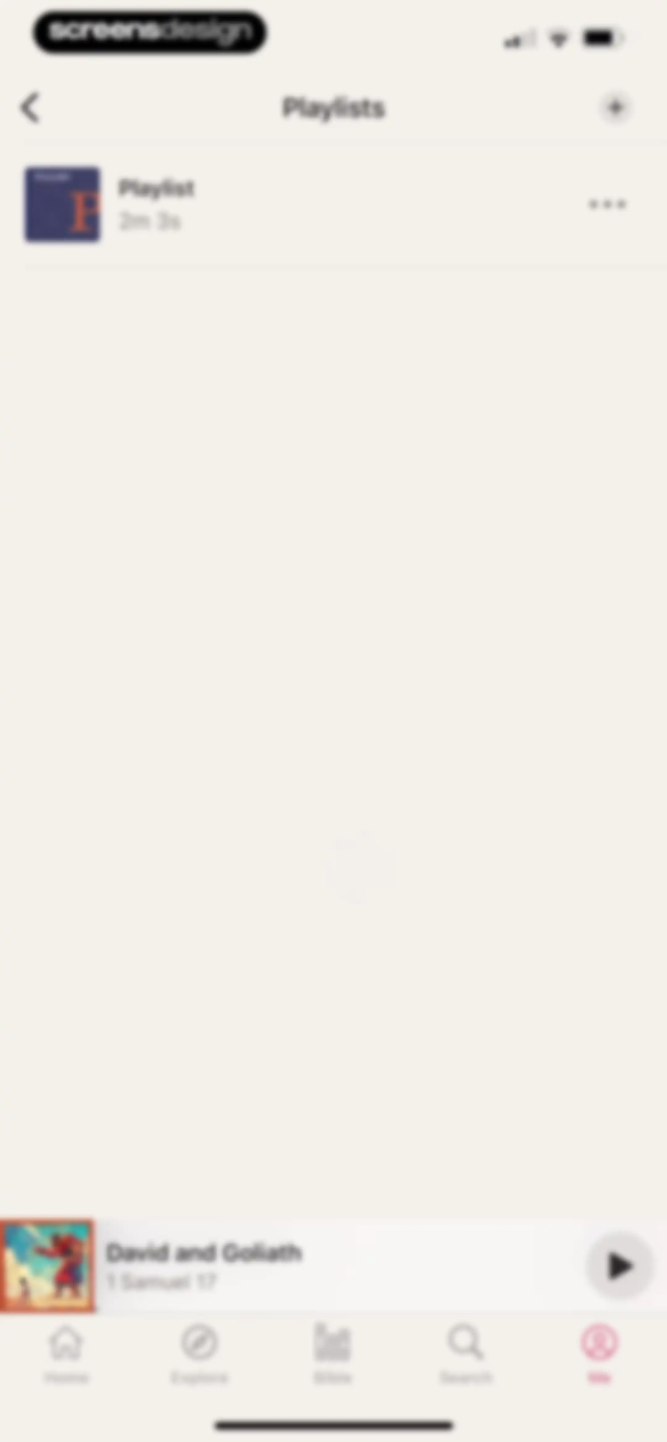 Dwell: Audio Bible screen 100