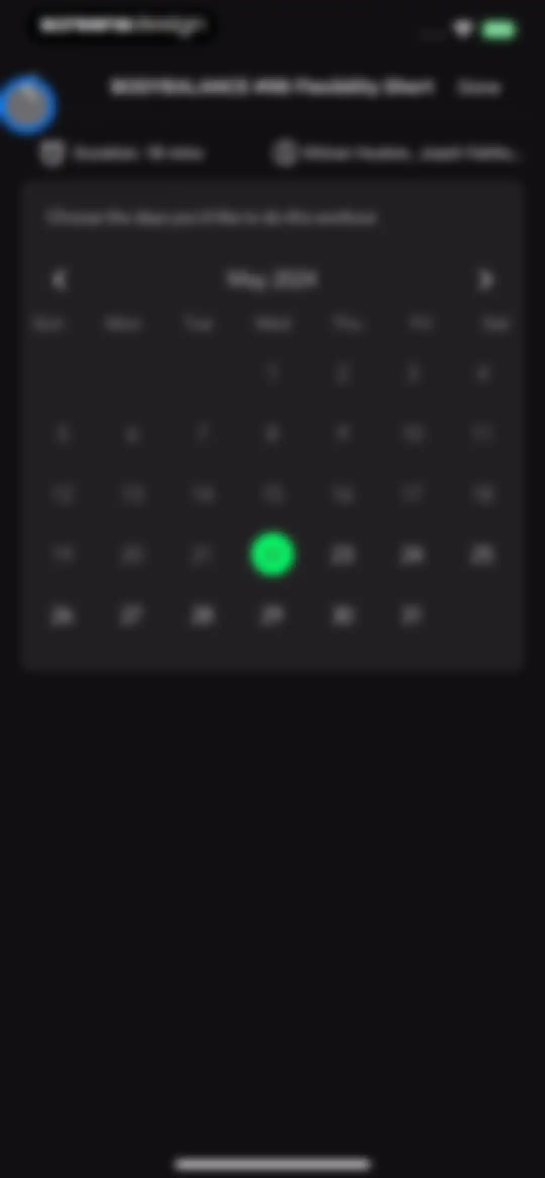 LES MILLS+: home workout app screen 13