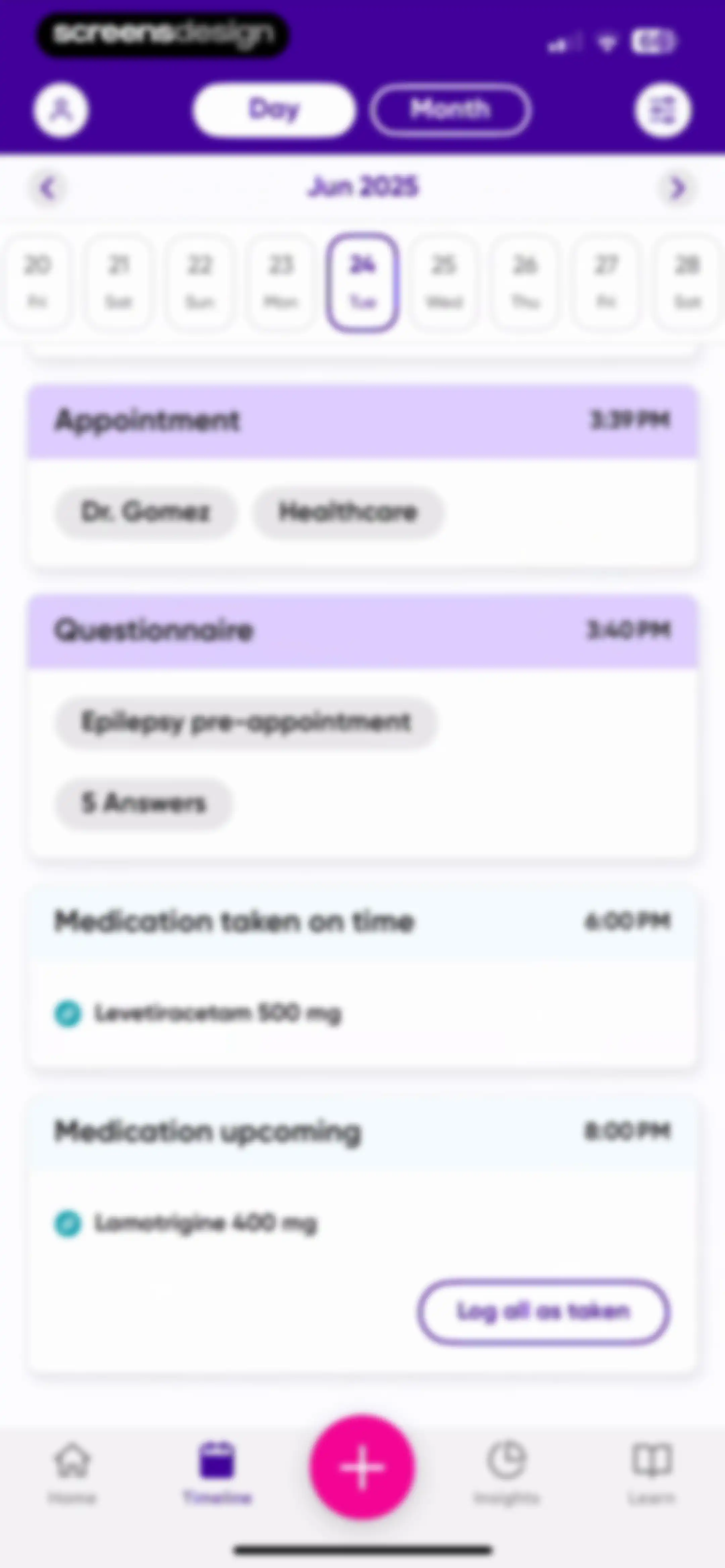 Epsy: Seizure Log for Epilepsy screen 78