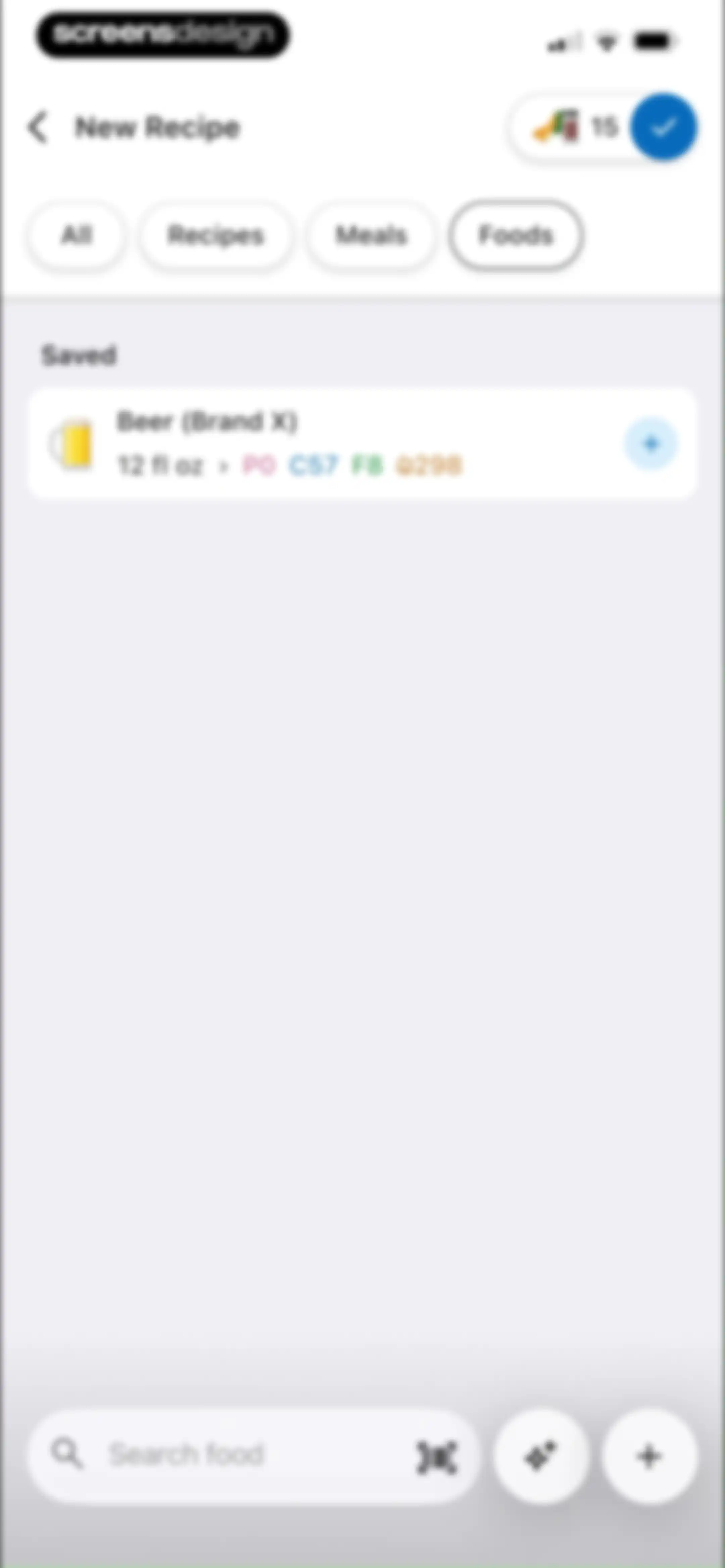 MacrosFirst - Macro Tracker screen 67