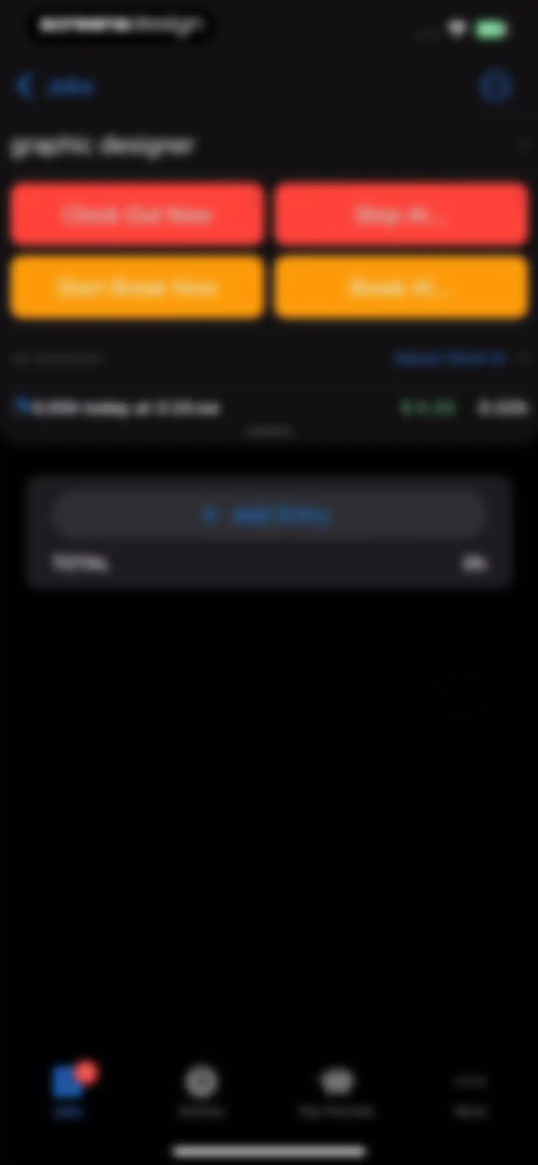 Hours Tracker: Time Tracking screen 25
