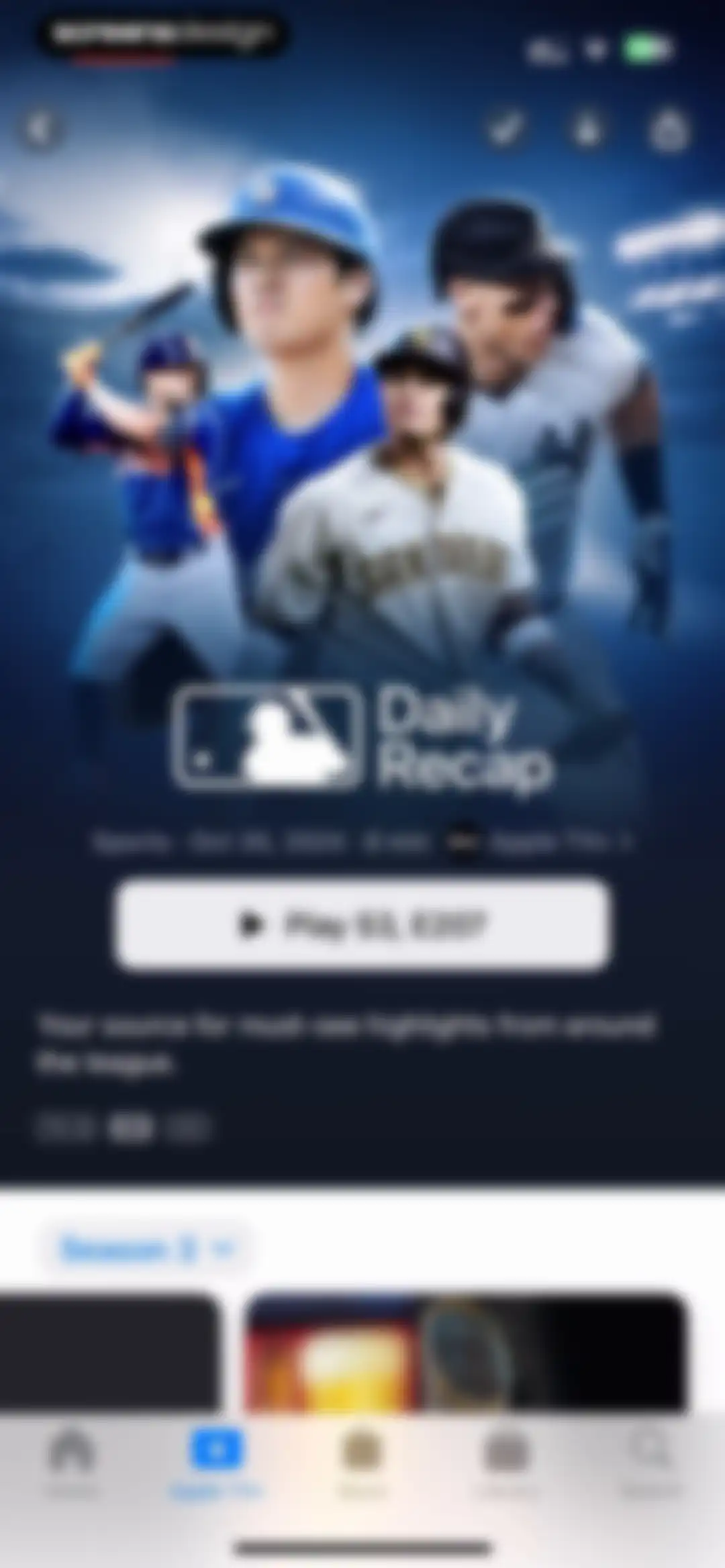 Apple TV screen 27