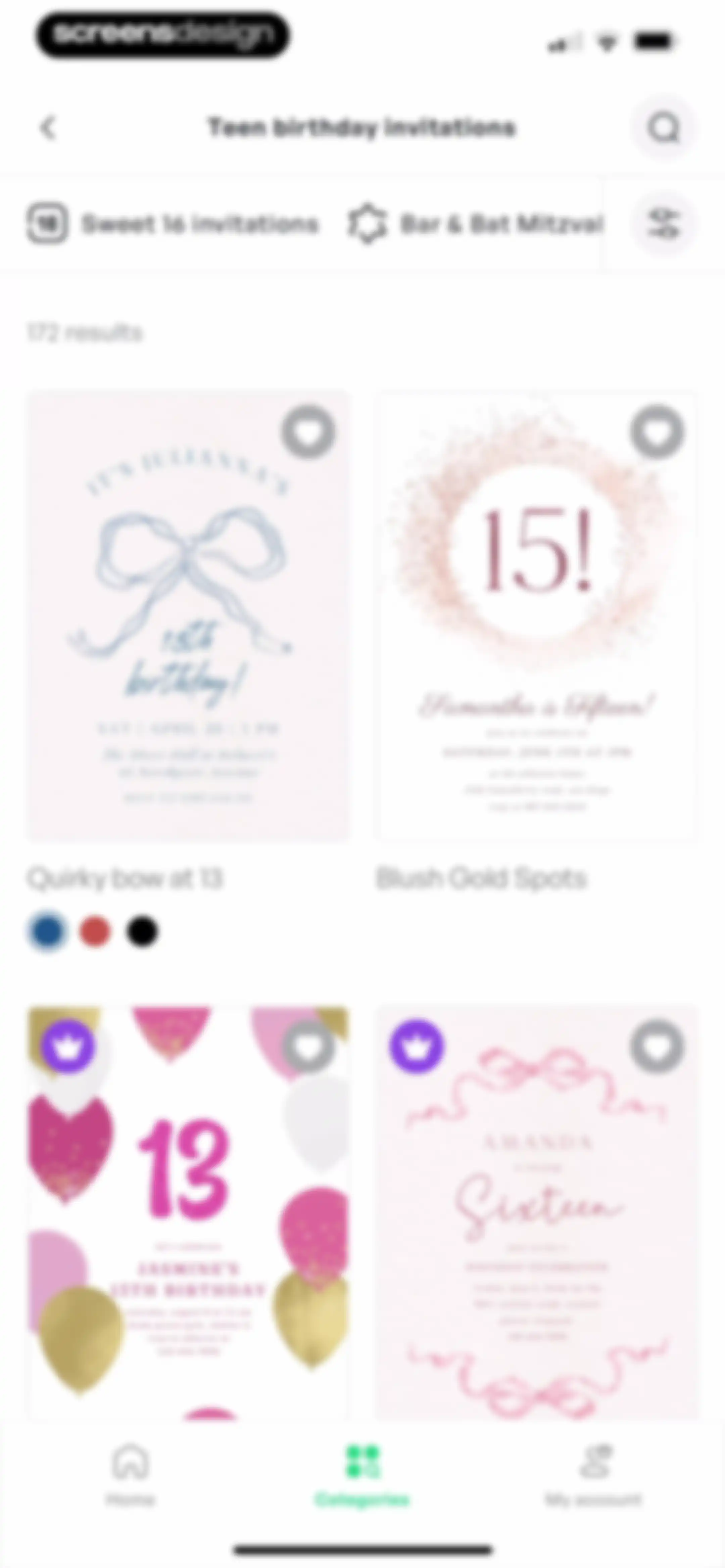 Invitation Maker: Cards & RSVP screen 9
