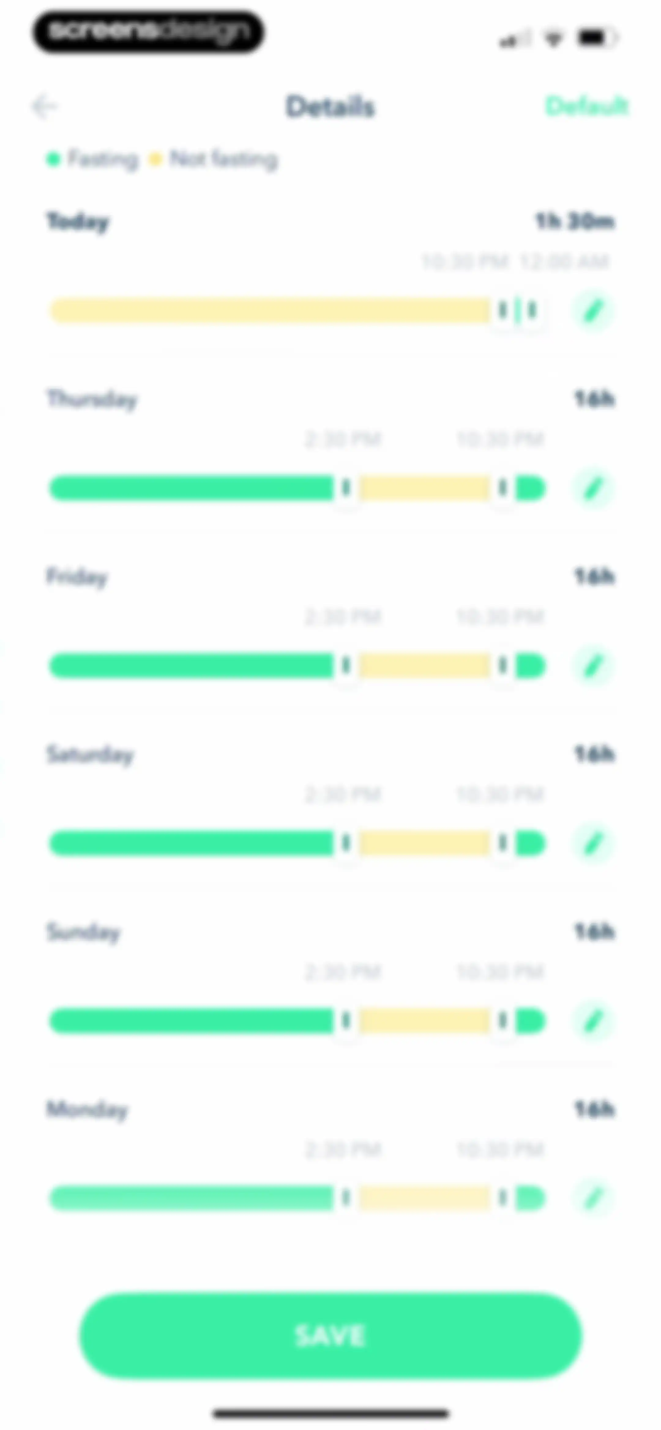Intermittent Fasting Tracker - screen 288