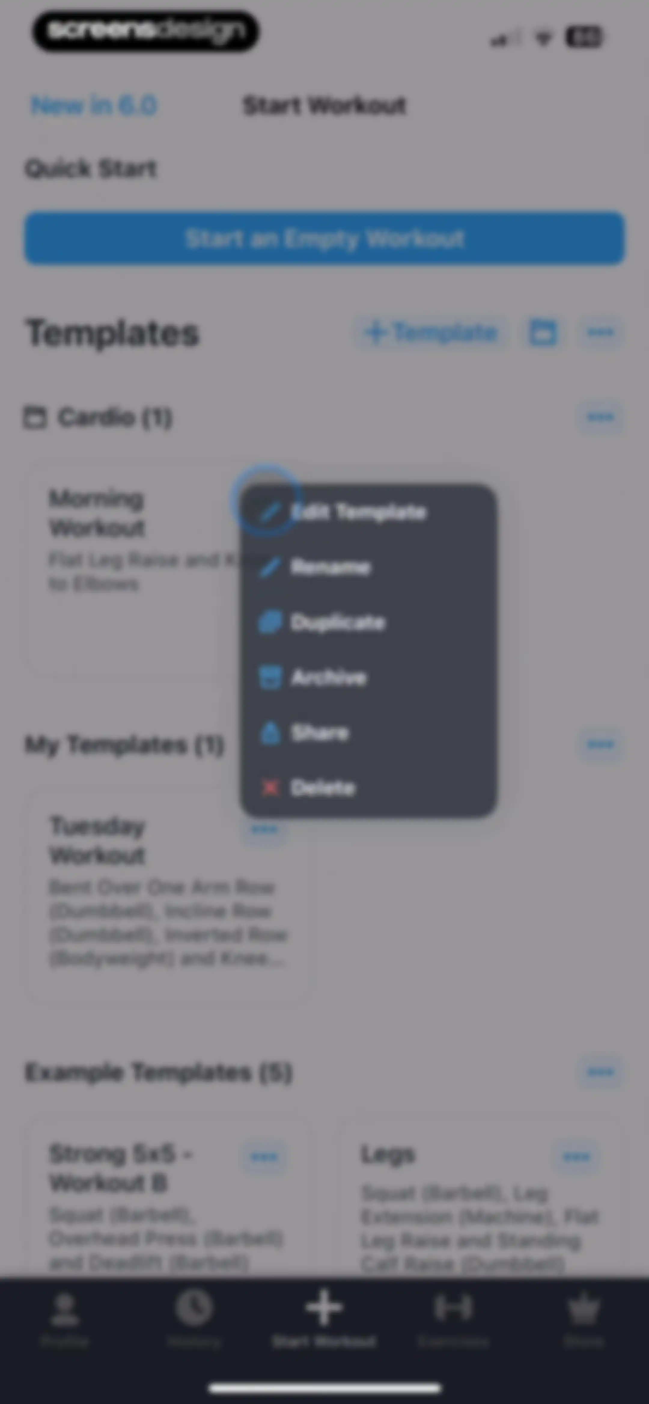 Strong Workout Tracker Gym Log screen 68