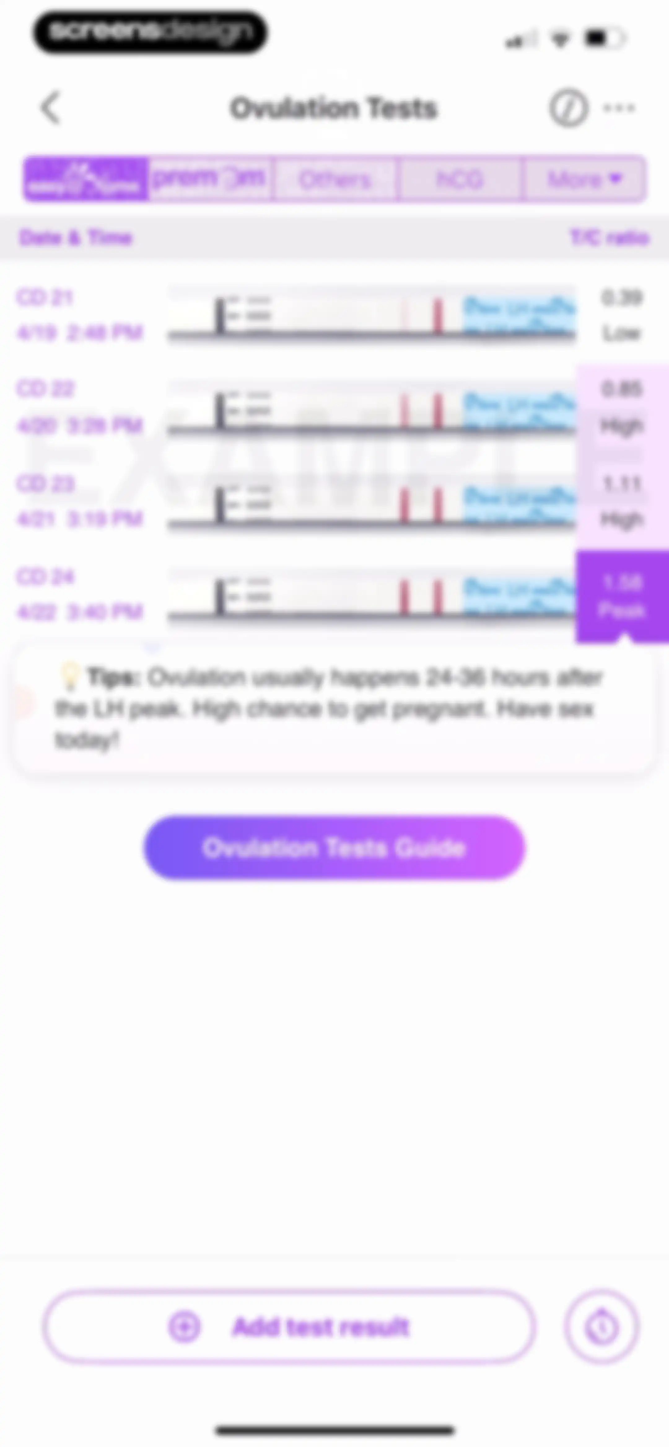Premom-Ovulation Tracker, PCOS screen 167