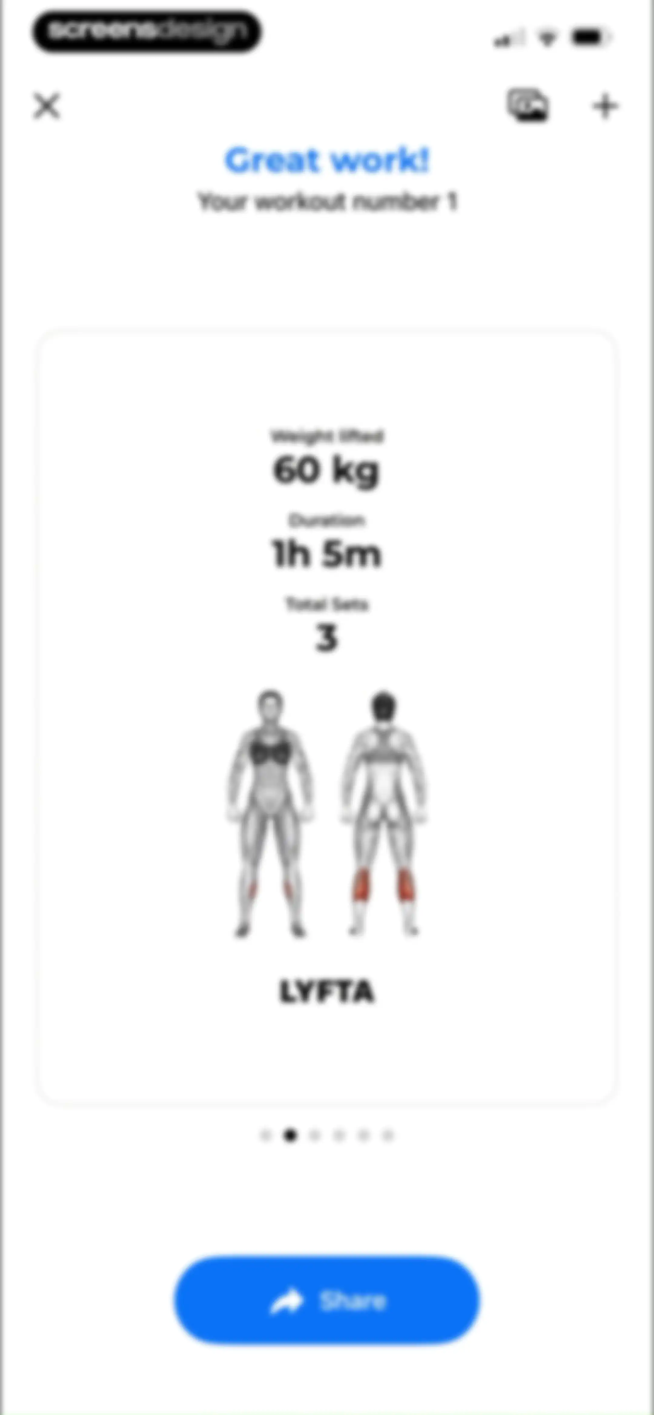Lyfta: Gym Workout Tracker Log screen 97