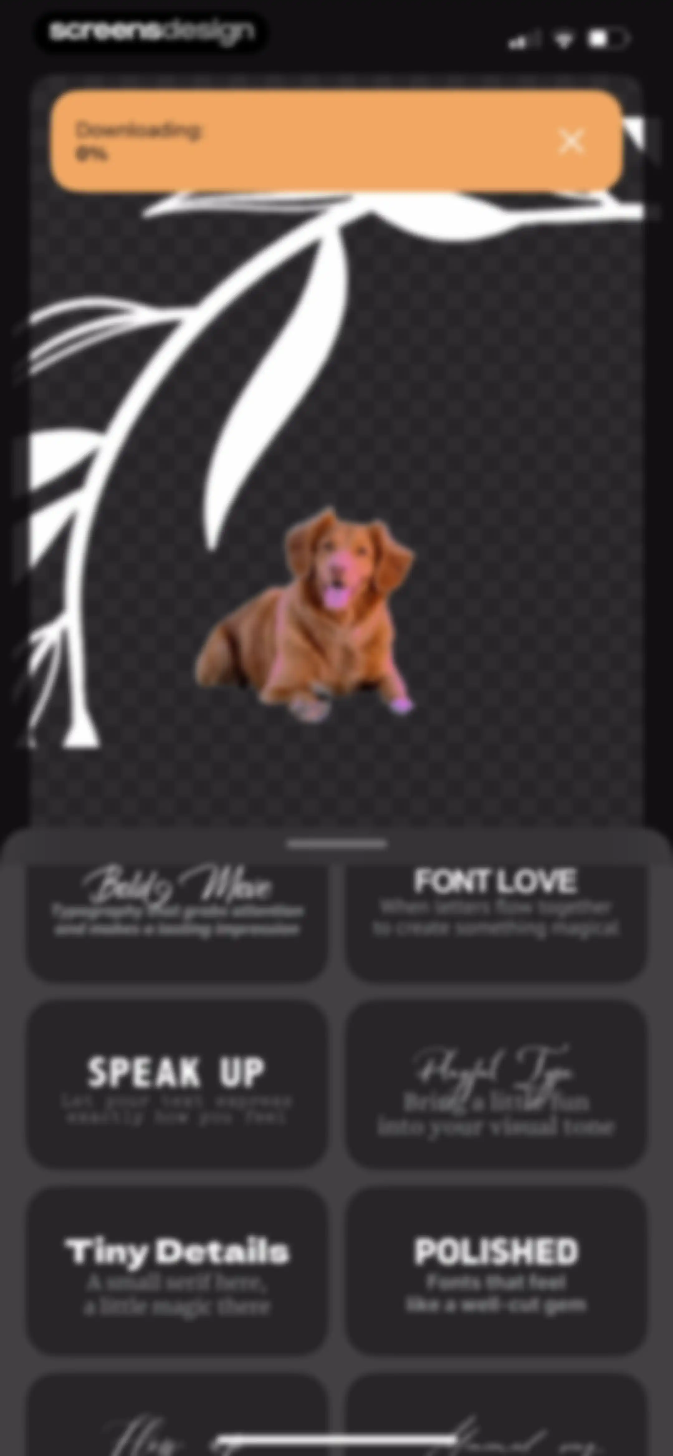 Leto: Font for Instagram Story screen 78