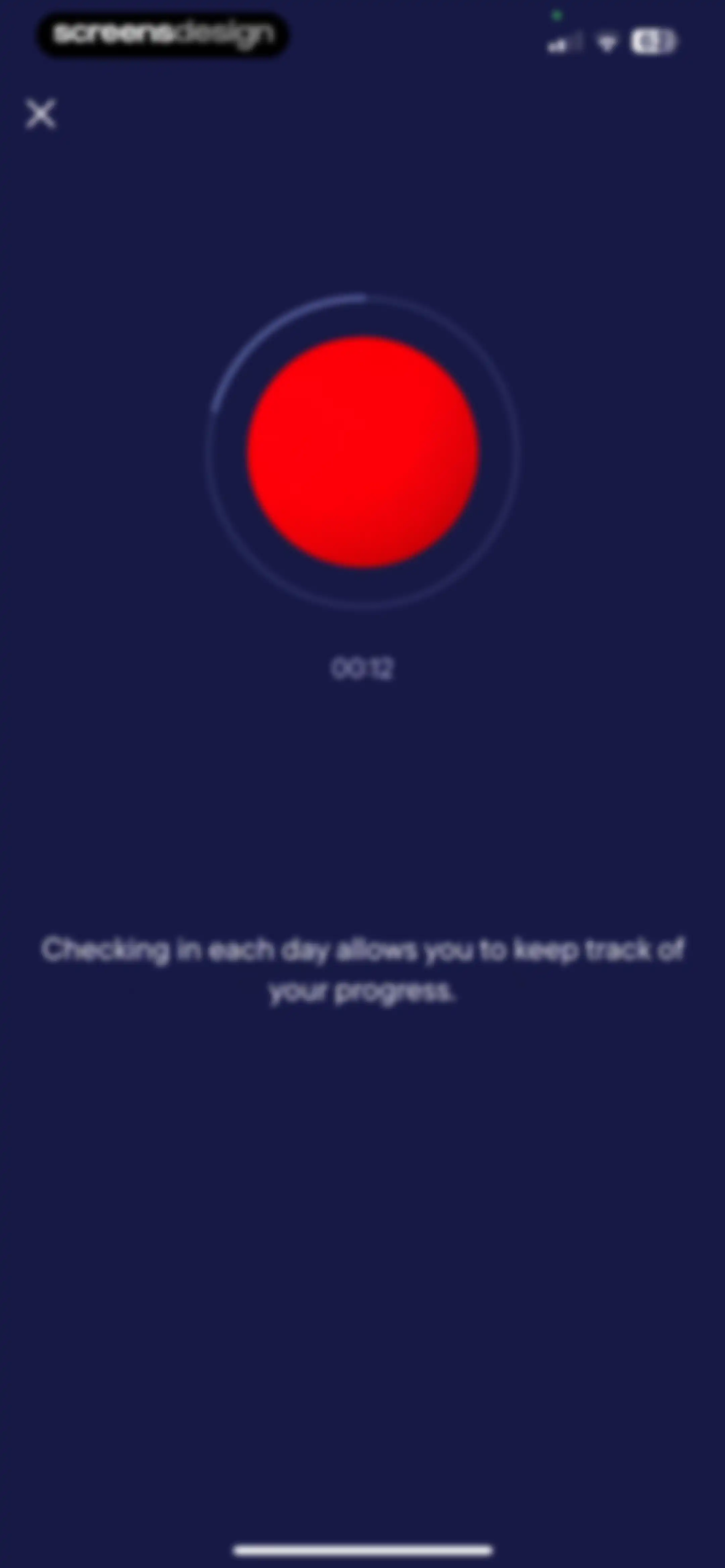 Visible: Pacing for illness screen 41