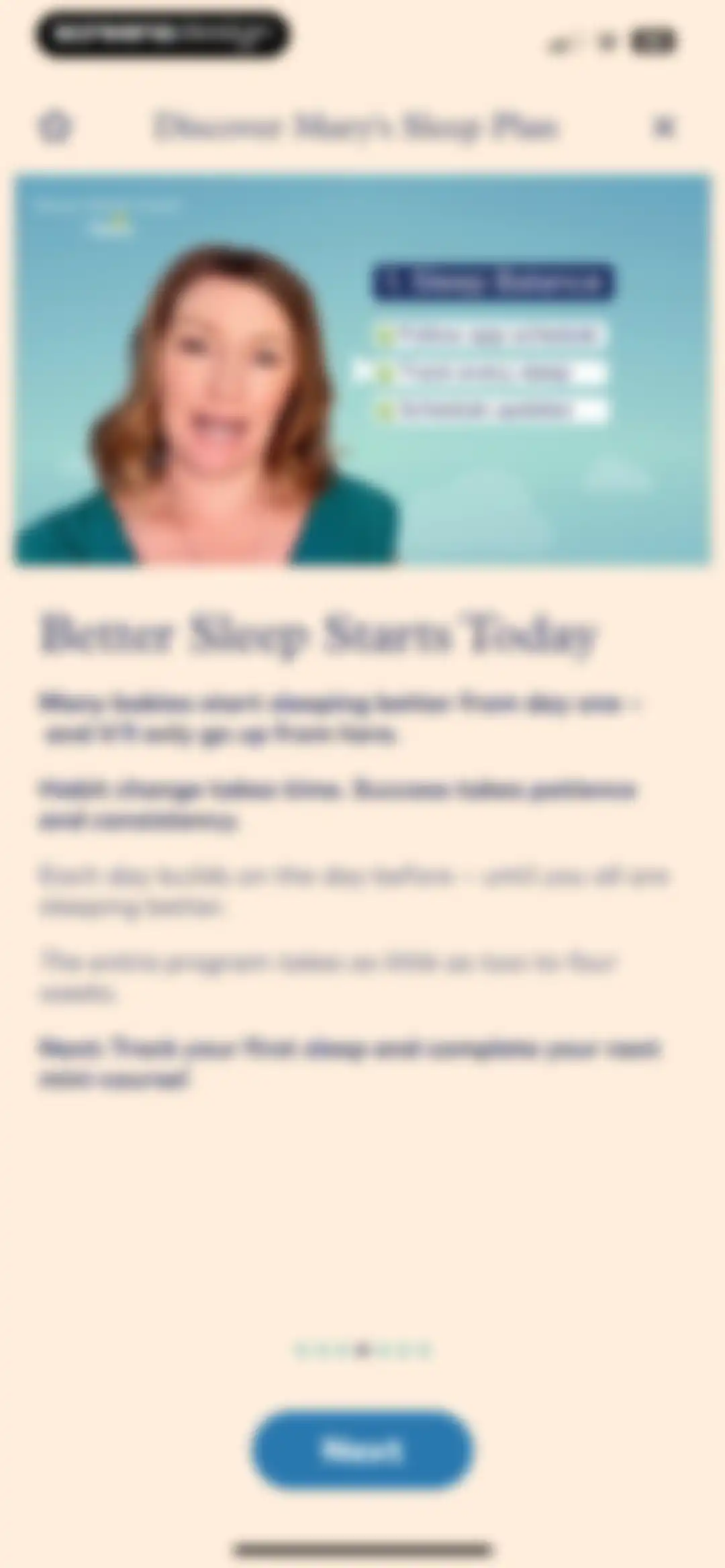 Smart Sleep Coach by Pampers™ screen 50