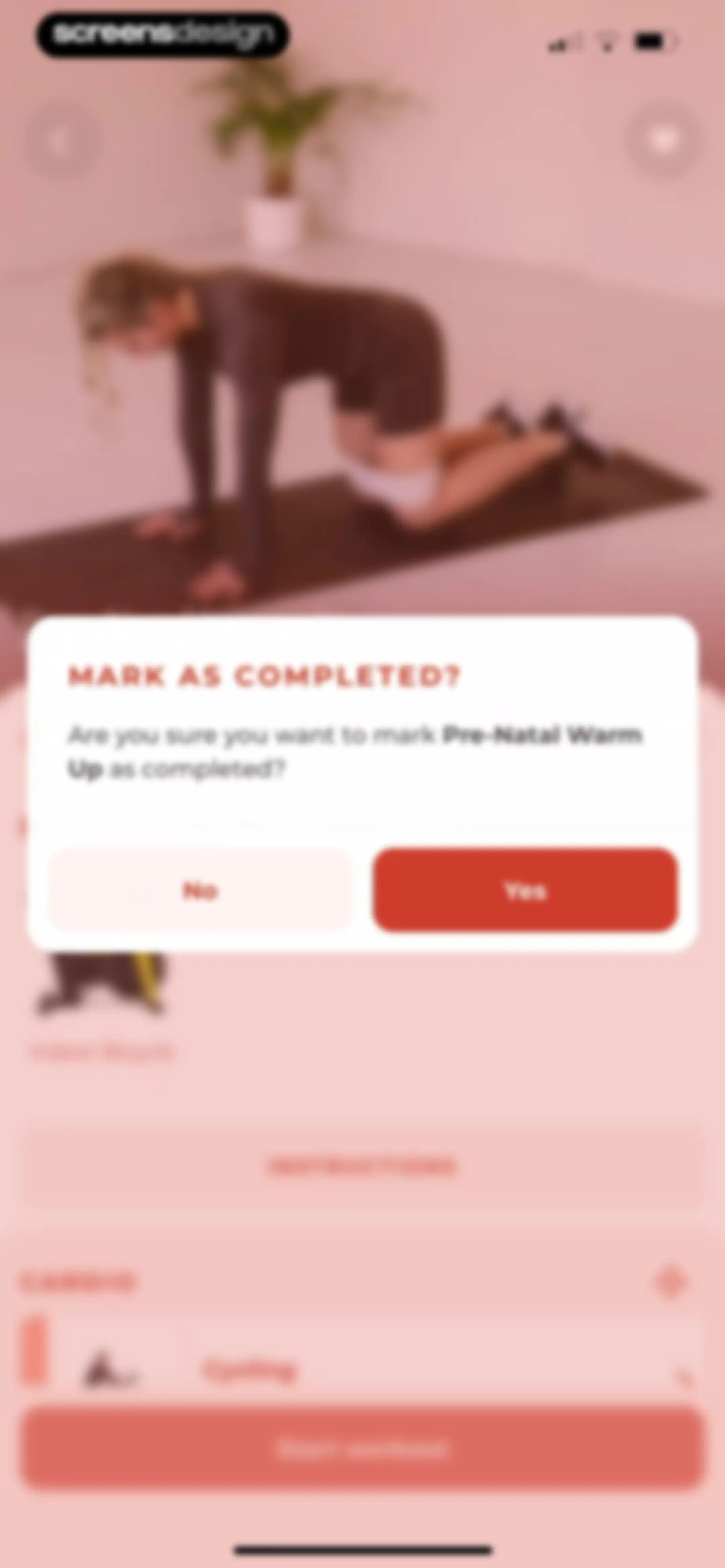 WeGLOW: Home Workout for Women screen 110