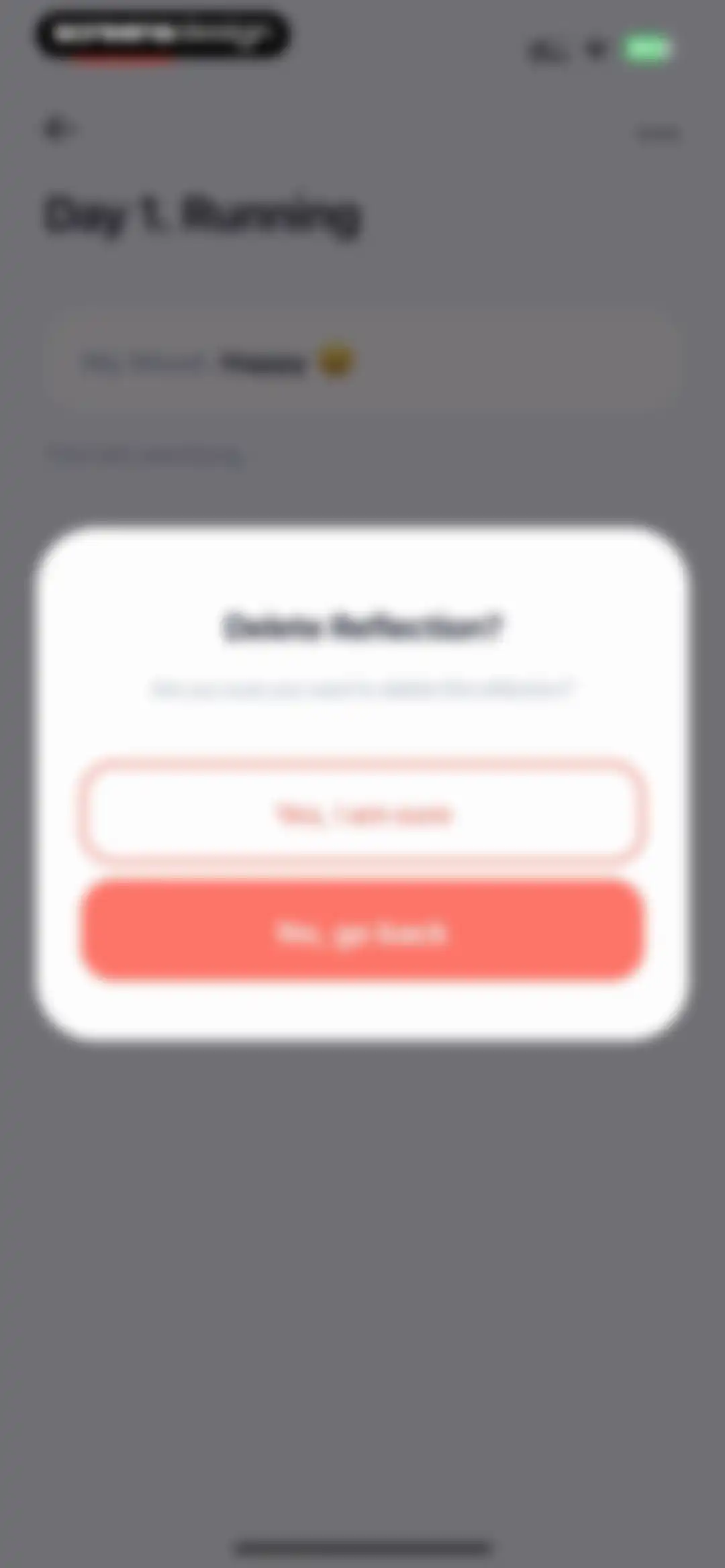 Reset: Holistic Fitness App screen 110