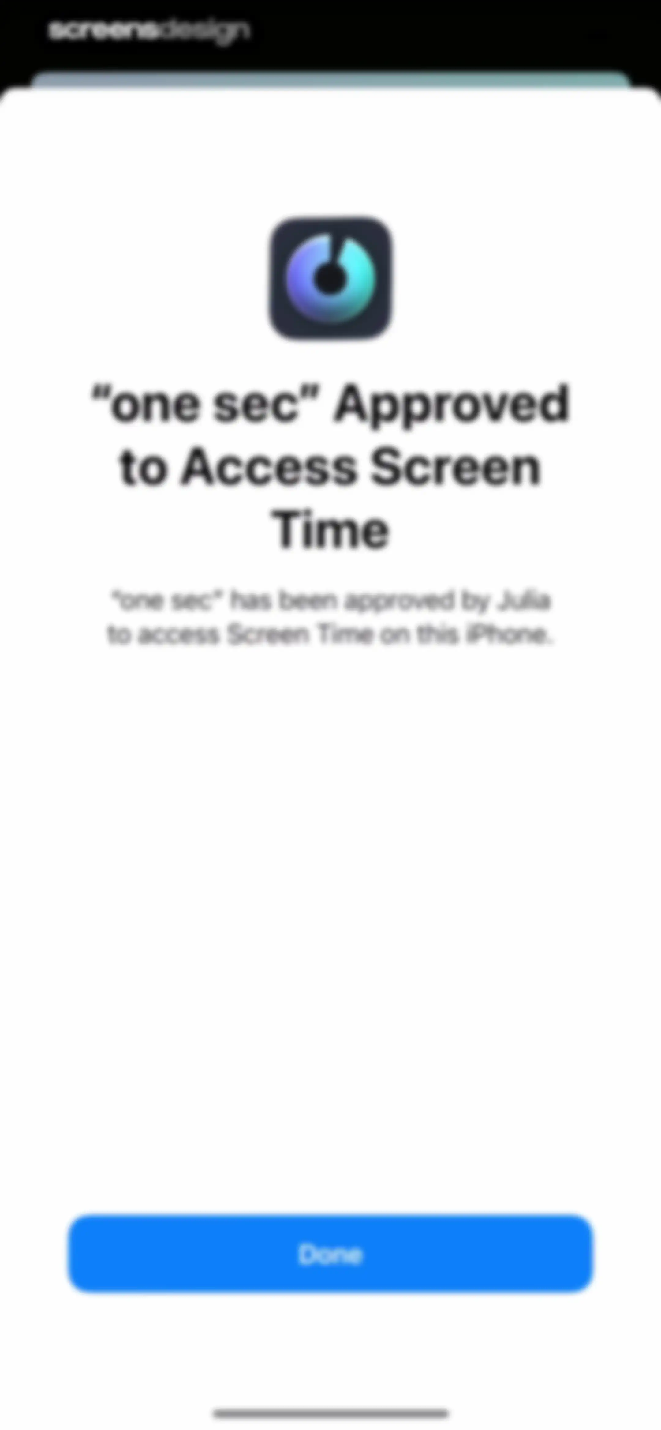one sec | screen time + focus screen 31