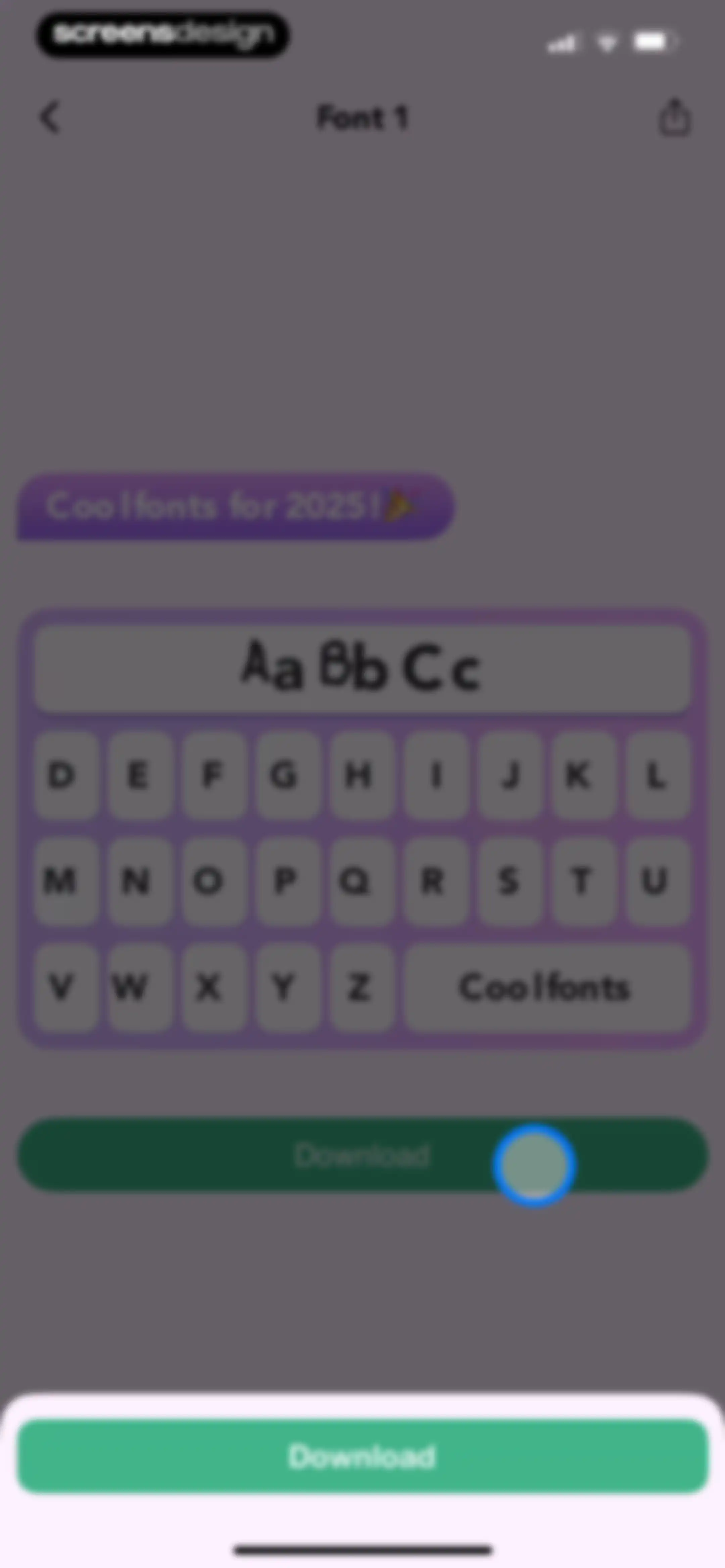Cool Themes & Fonts: Cute Text screen 50
