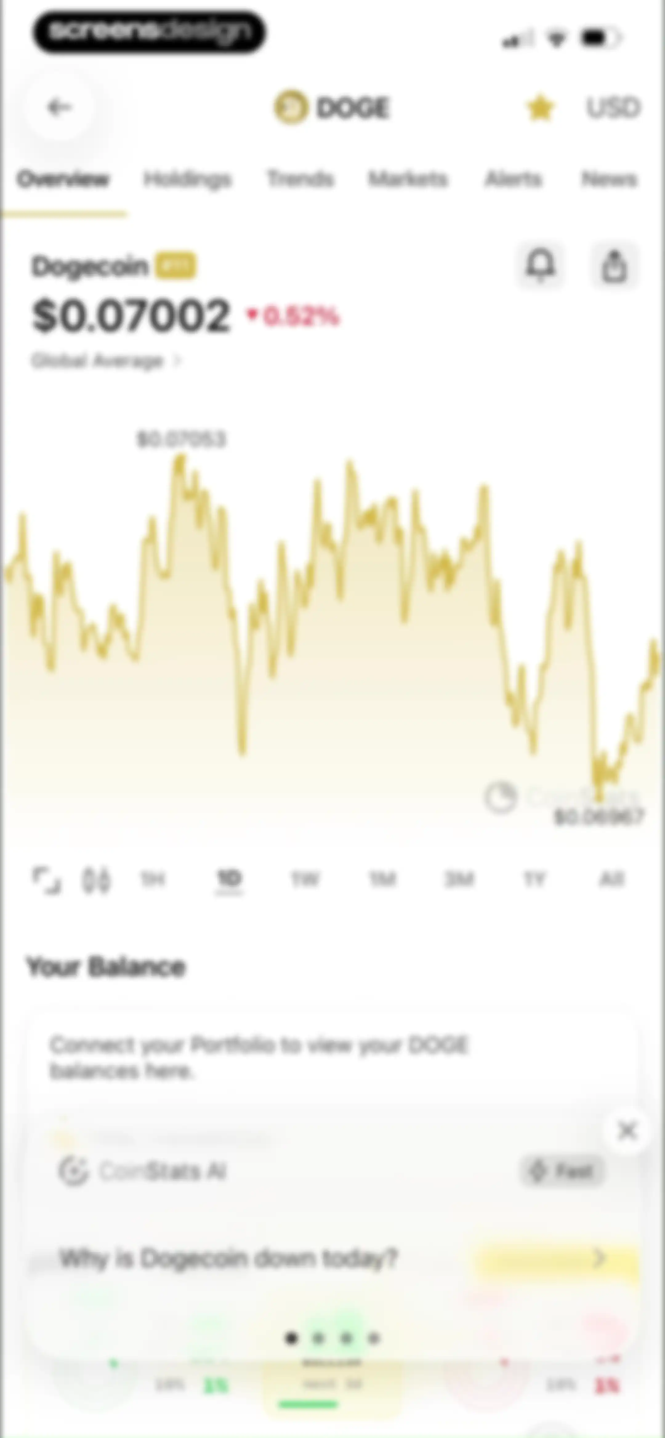 CoinStats: Crypto Portfolio screen 99