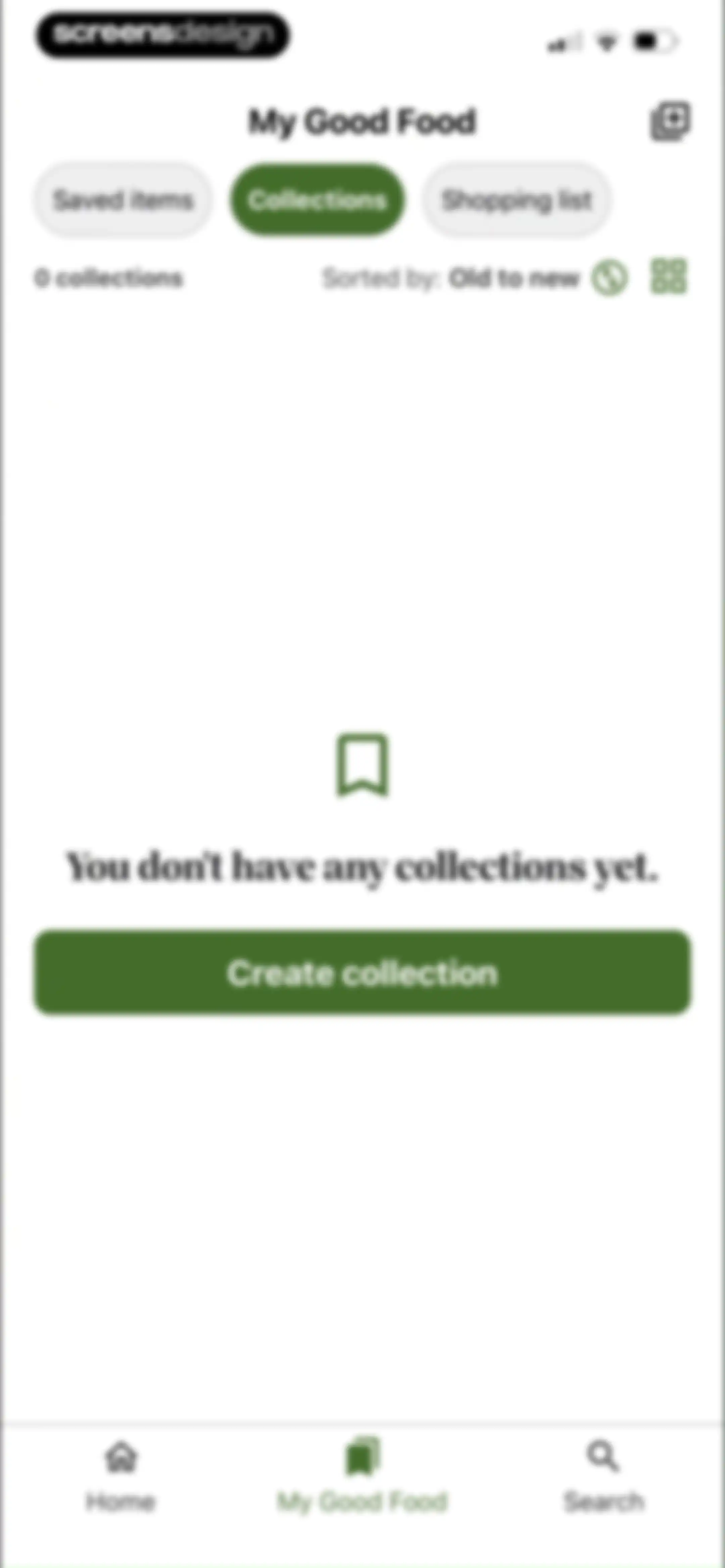 Good Food: Recipe Finder screen 53