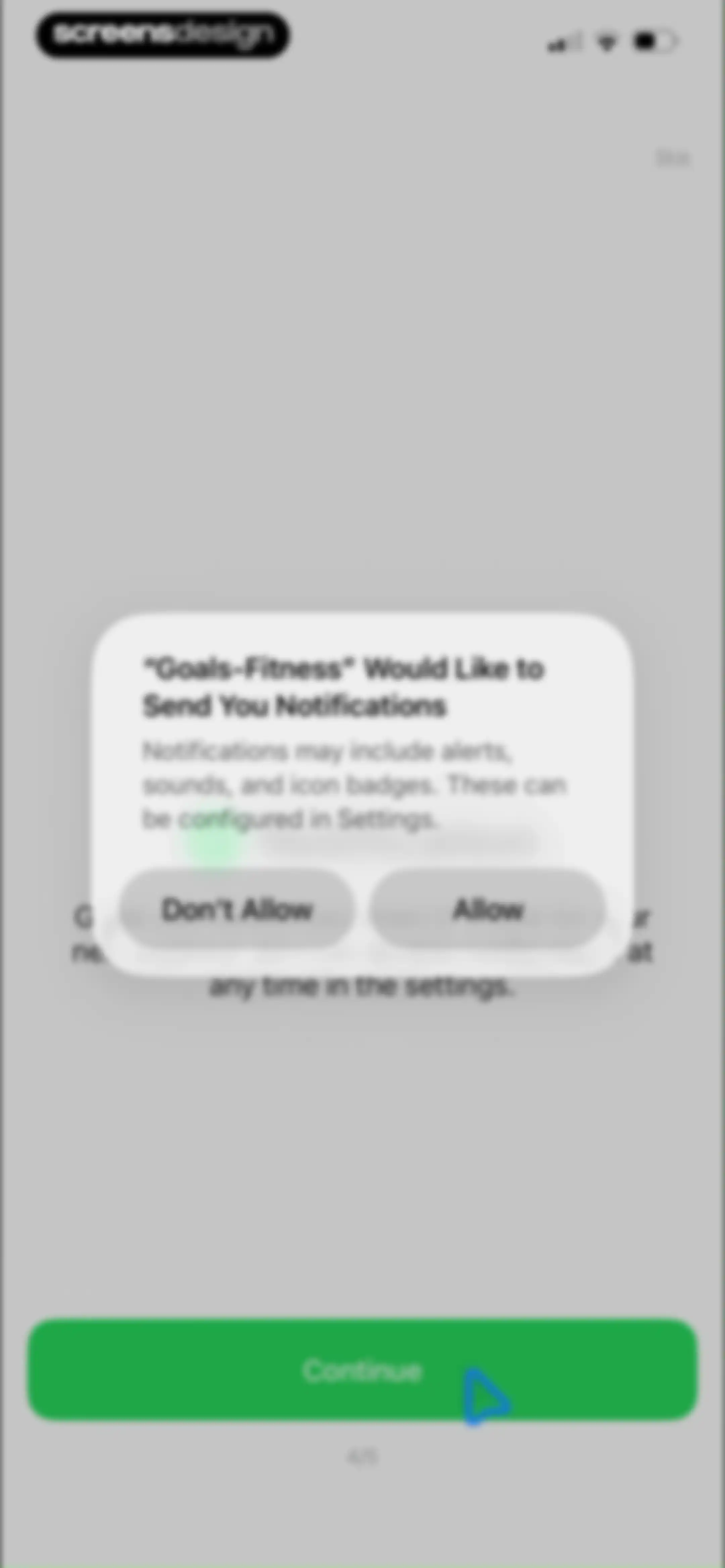 Running Walking Tracker Goals screen 11