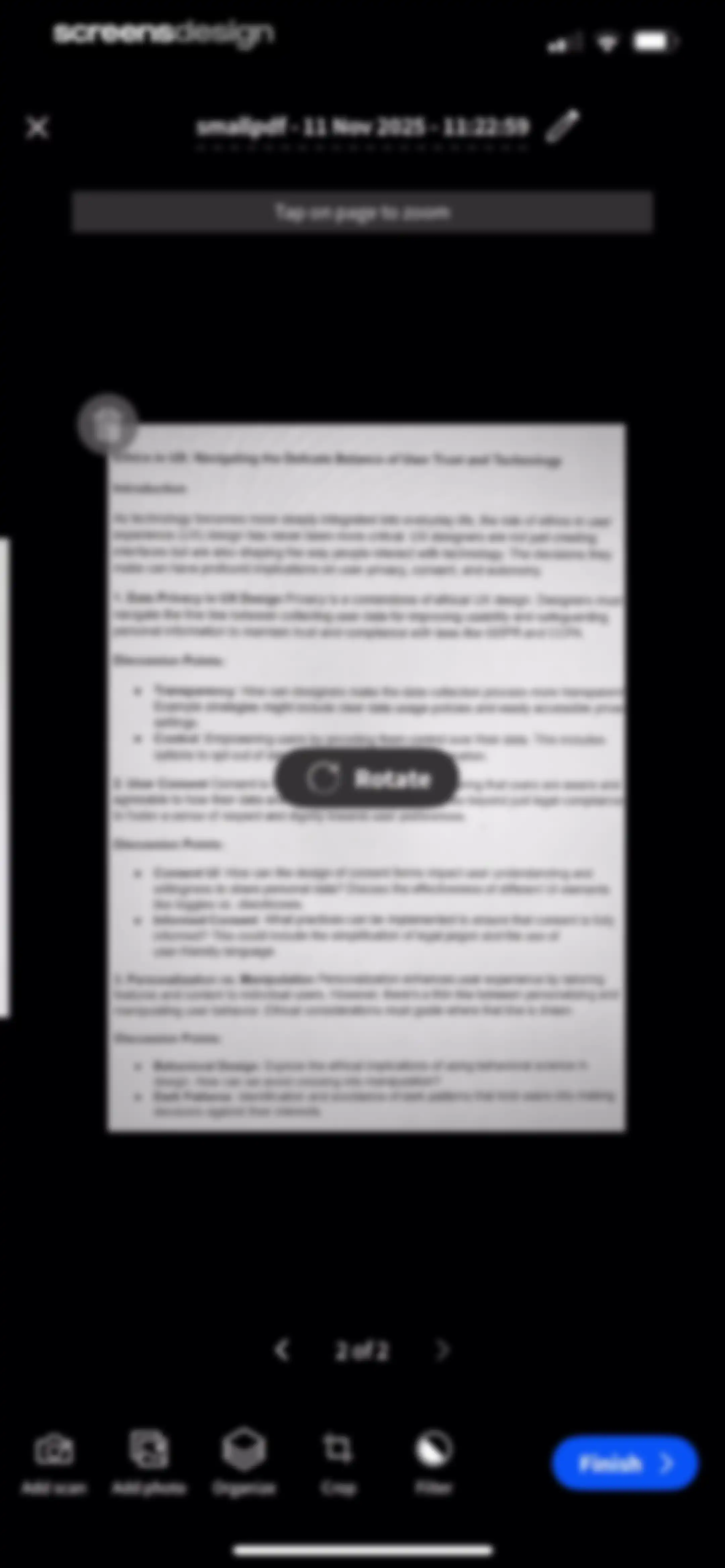 Smallpdf: Scanner & PDF Editor screen 15