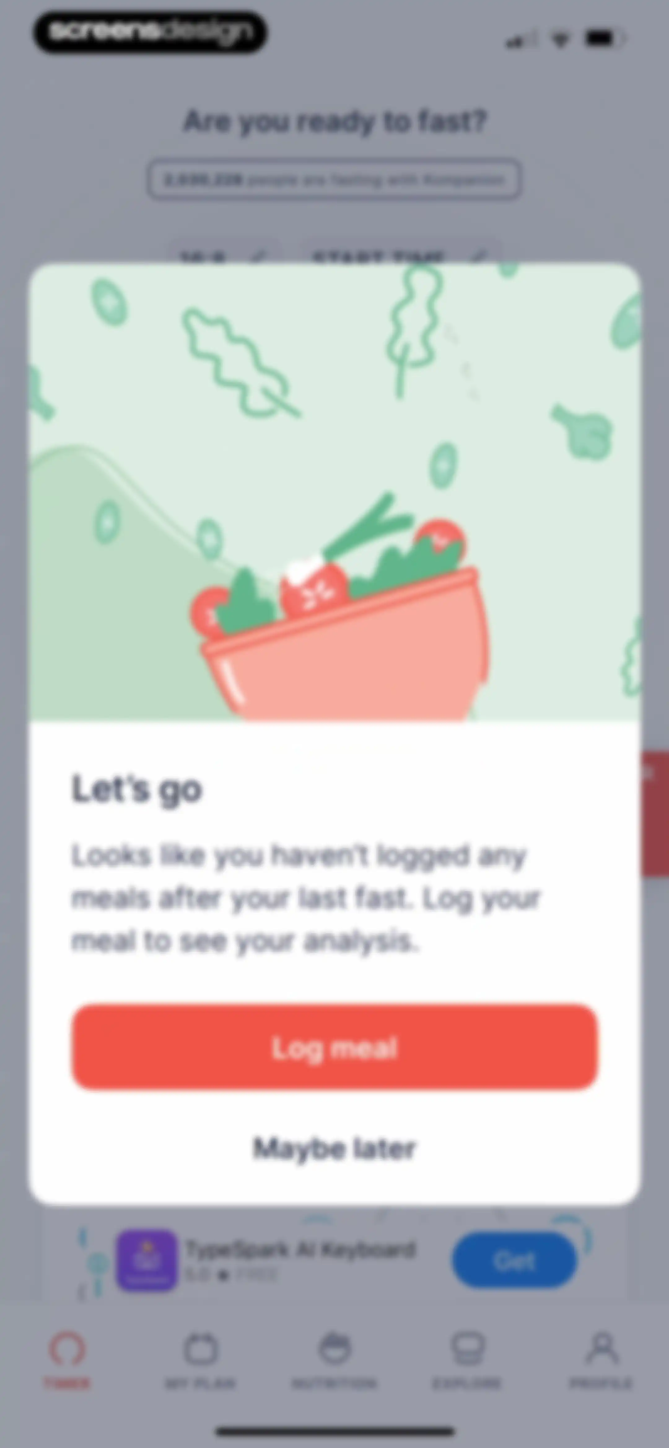 Kompanion: Weight Loss Plan screen 168