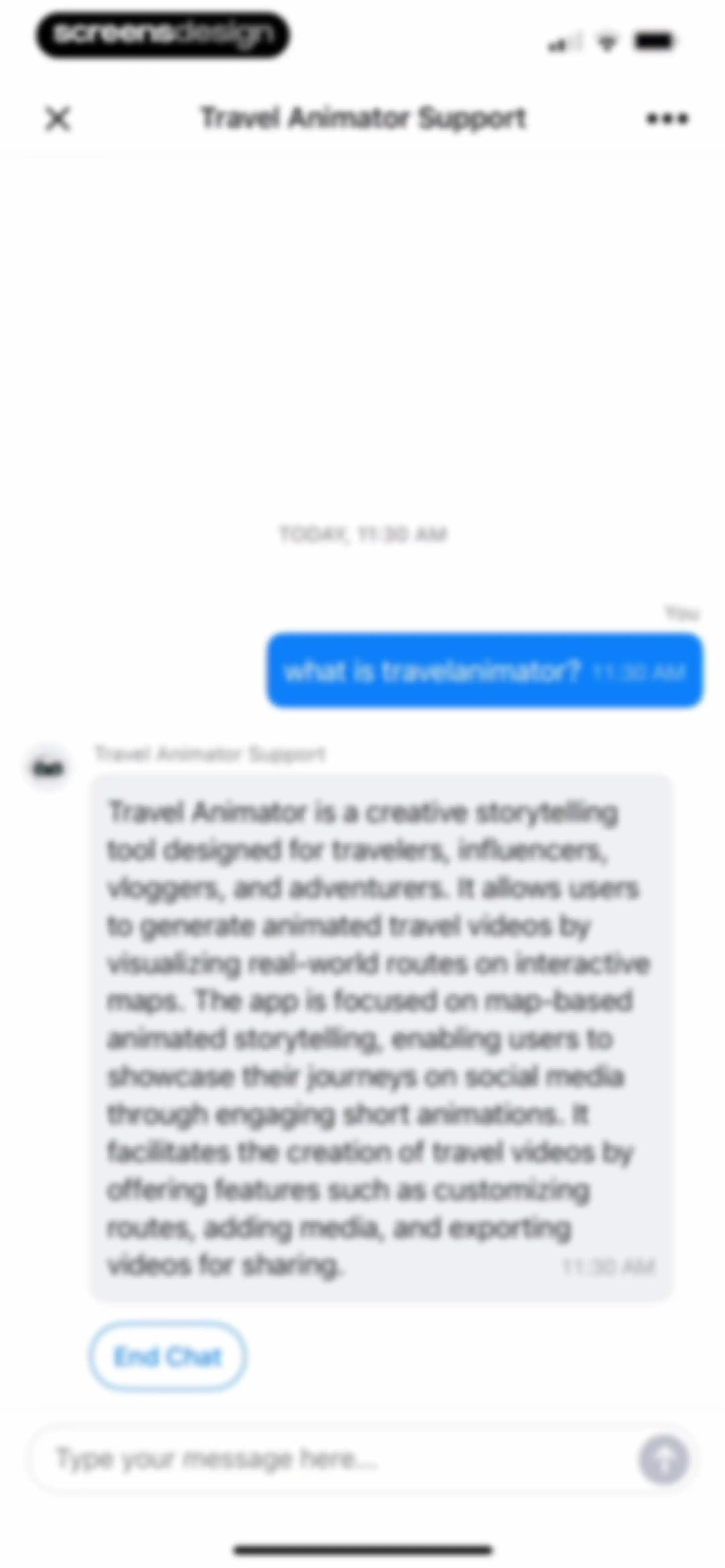 TravelAnimator: Journey Route screen 50