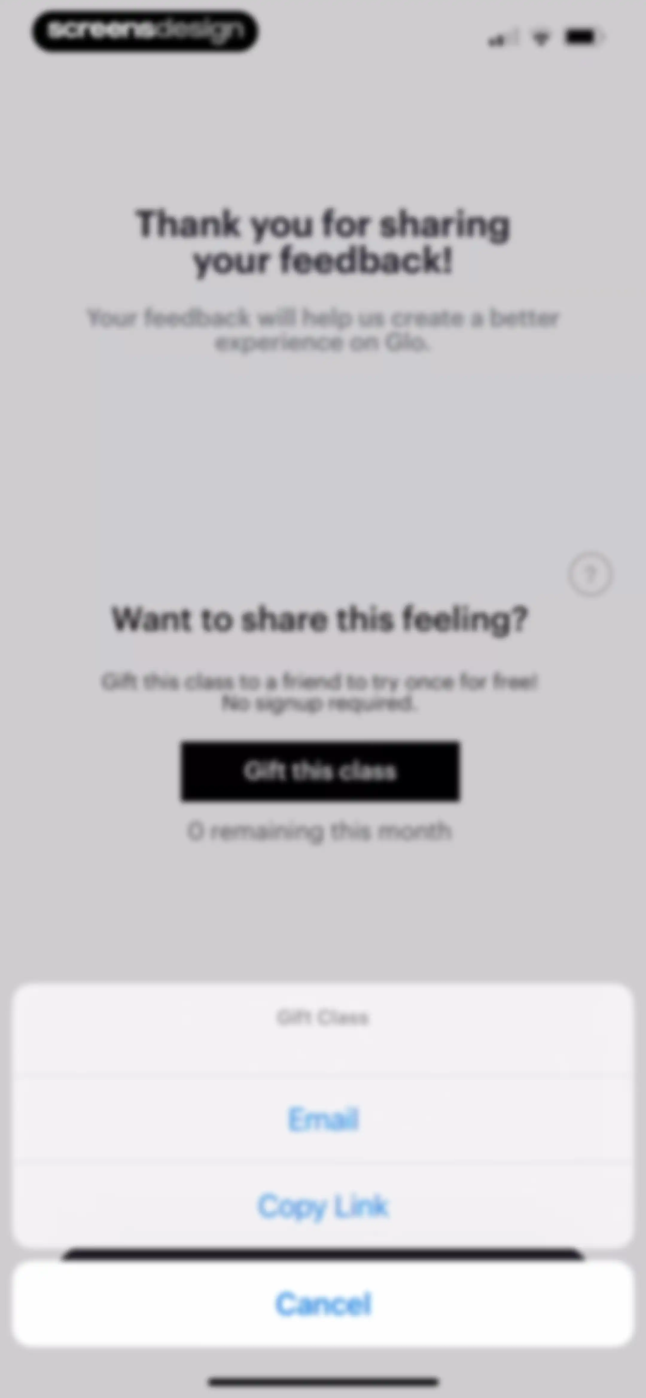 Glo | Yoga and Meditation App screen 98