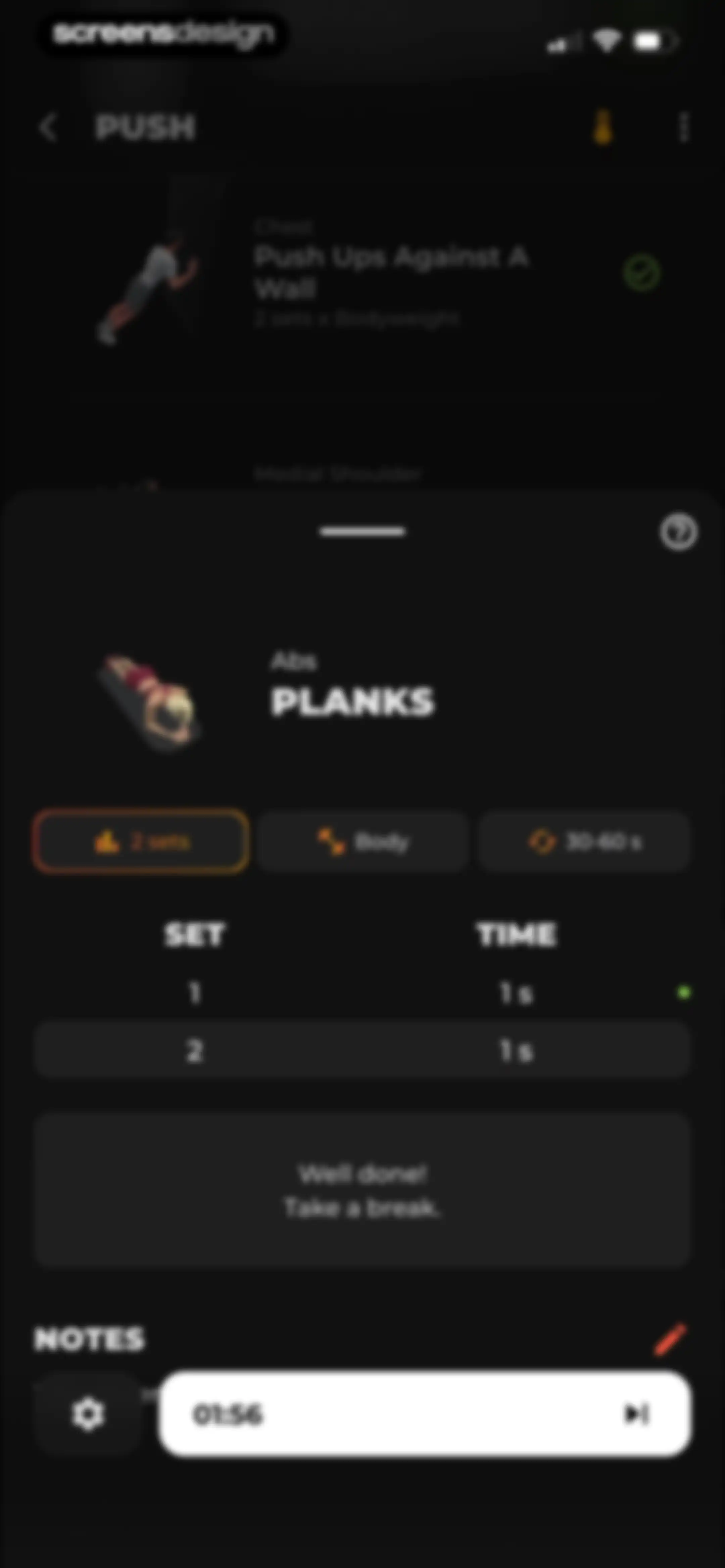 MCI - Personal Training AI screen 115