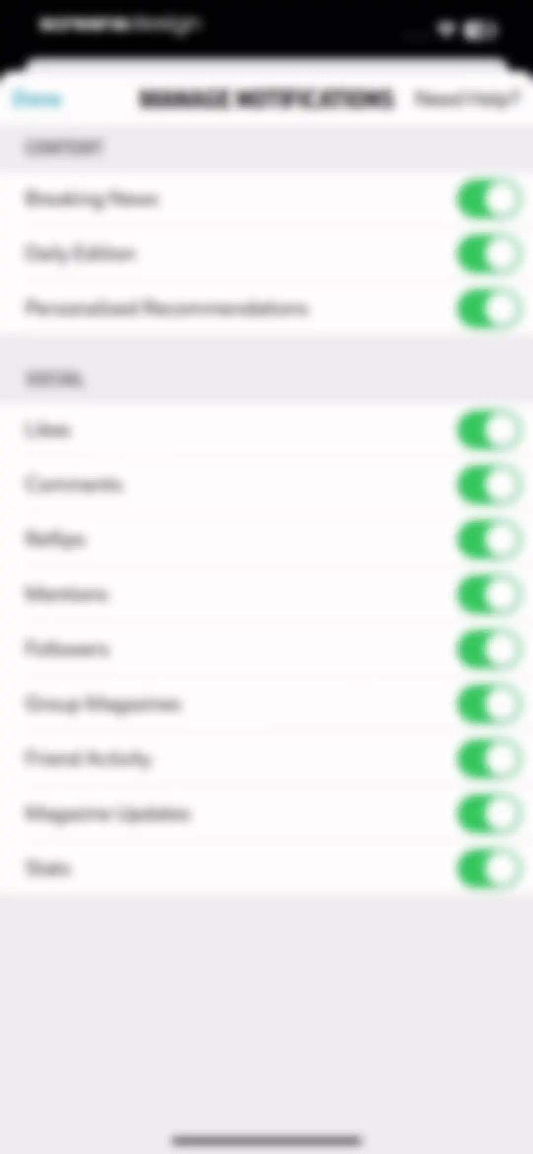 Flipboard: The Social Magazine screen 122
