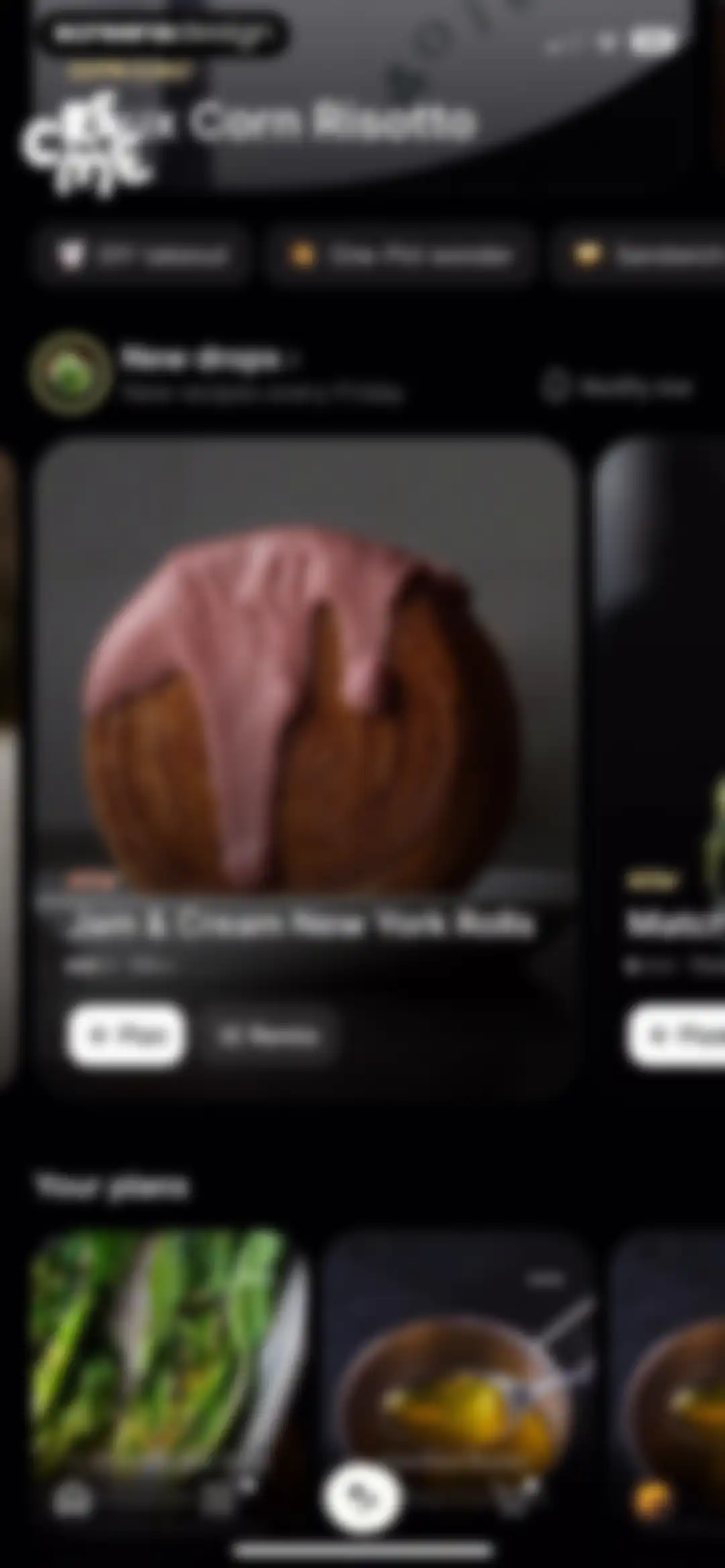 CREME: Create Memorable Meals screen 65