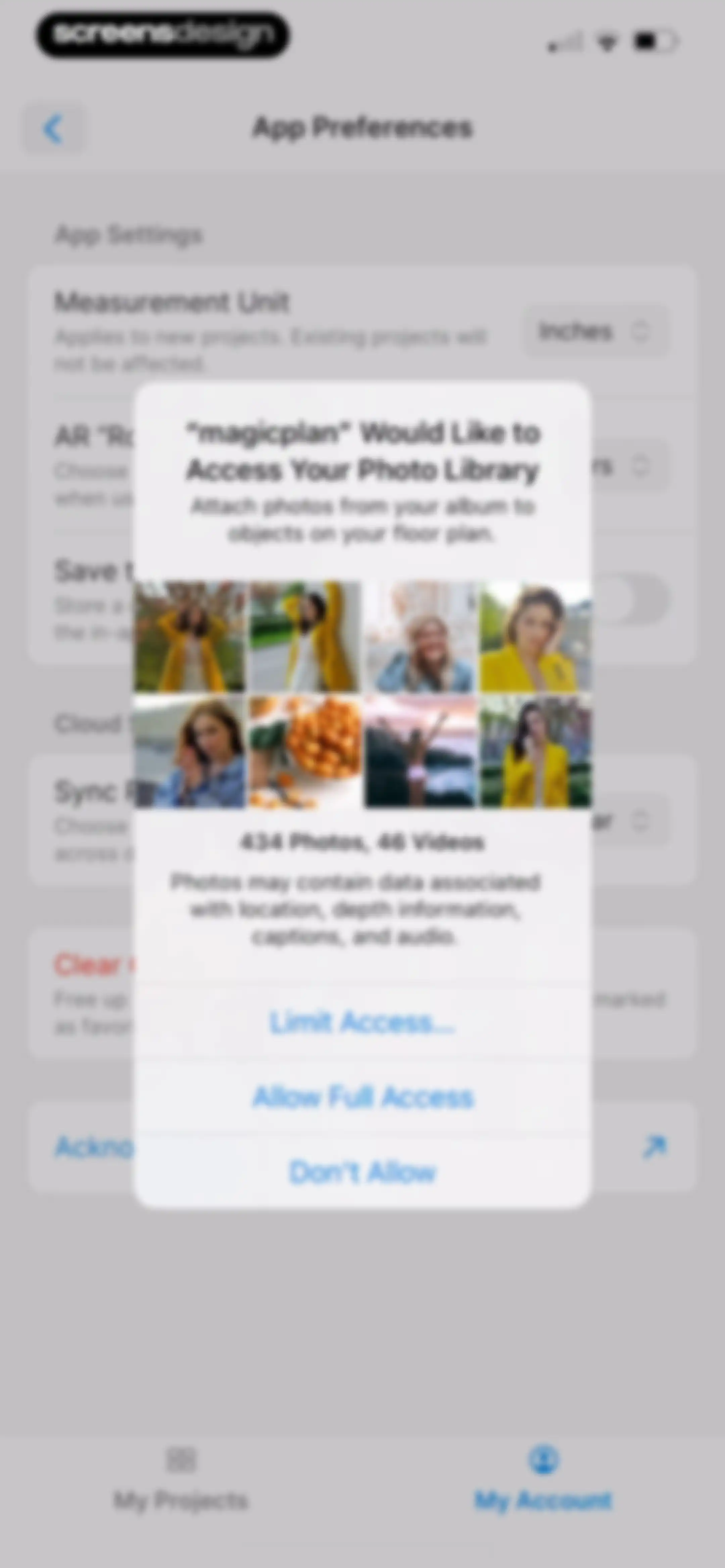 magicplan screen 123