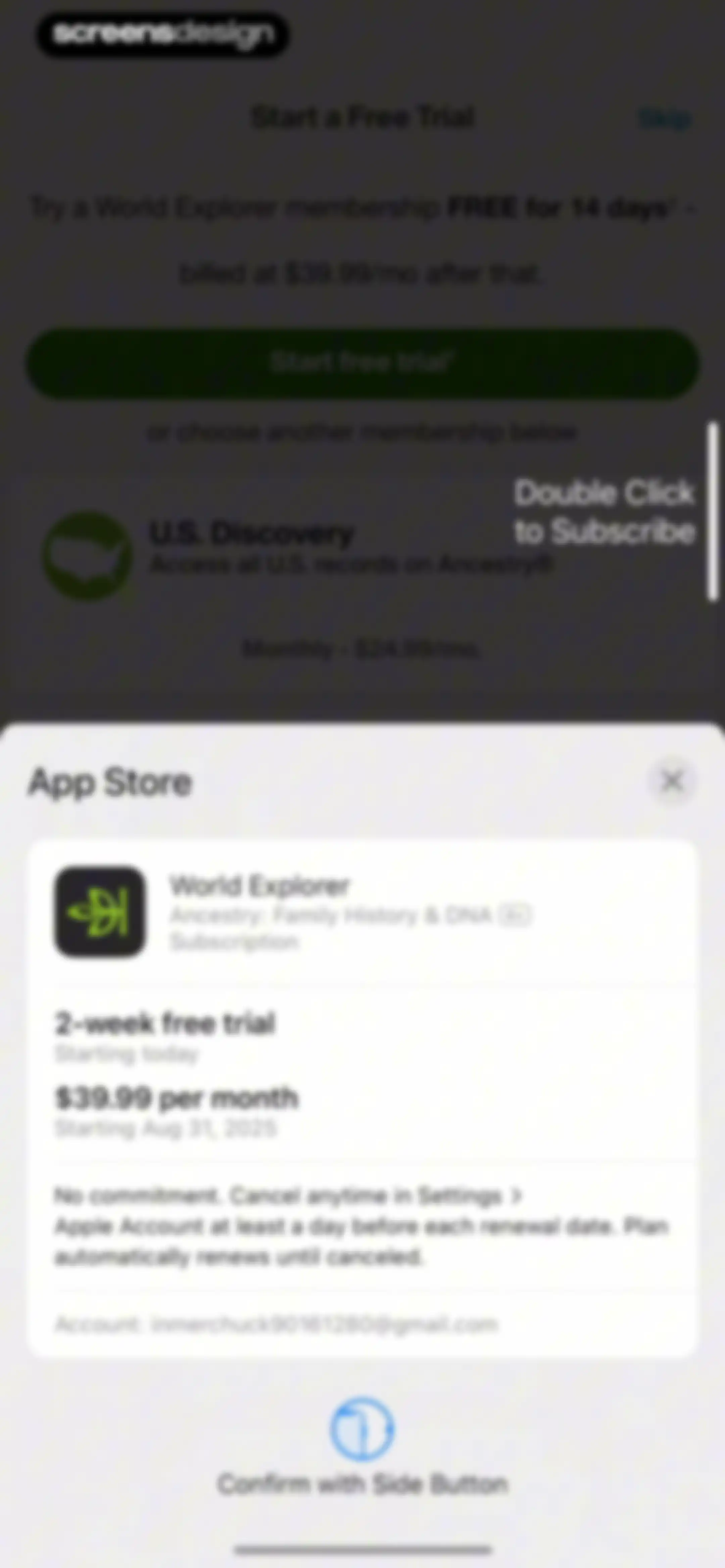 Ancestry: Family History & DNA screen 18