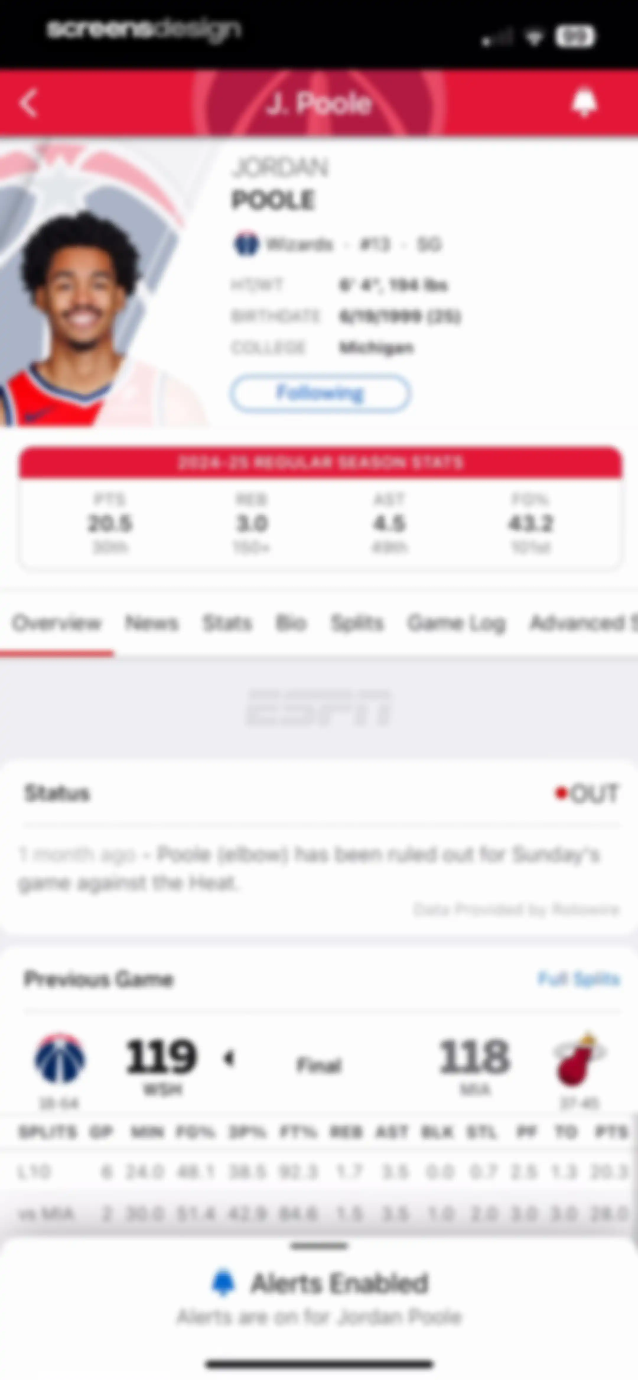 ESPN: Live Sports & Scores screen 19