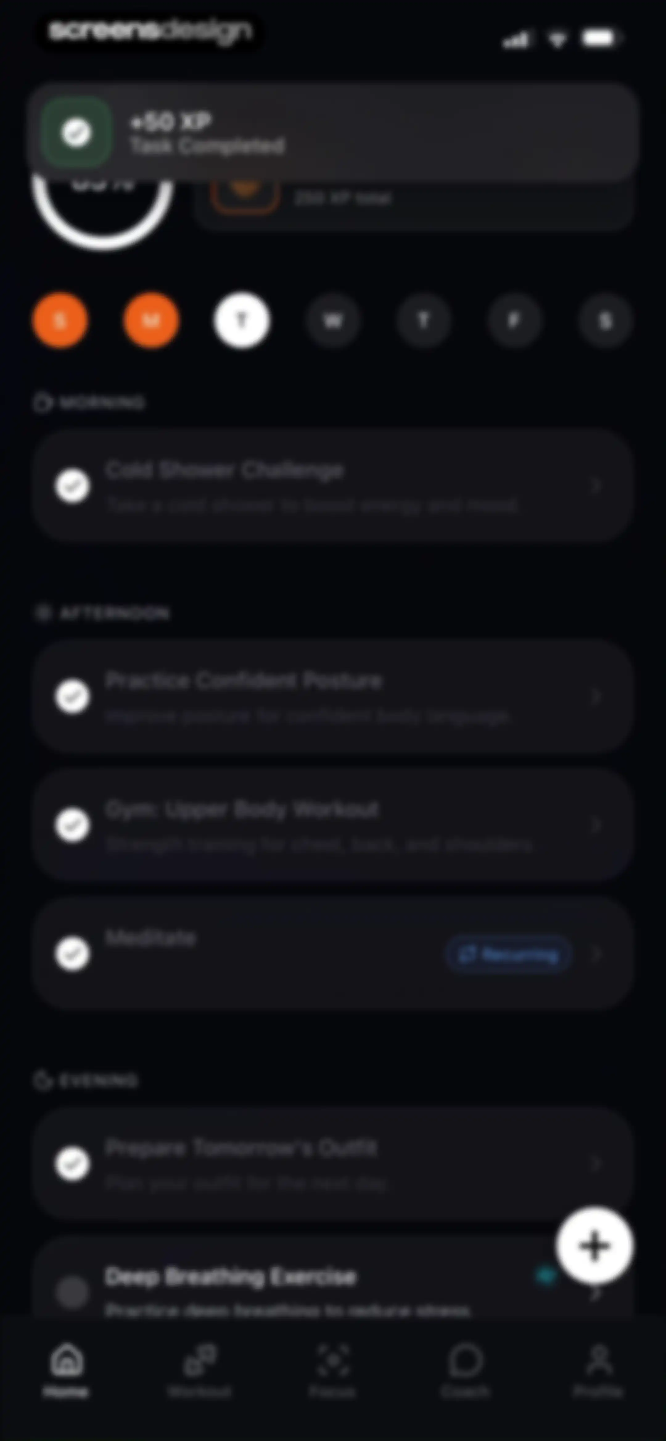 Critique AI: Habit Tracker screen 62