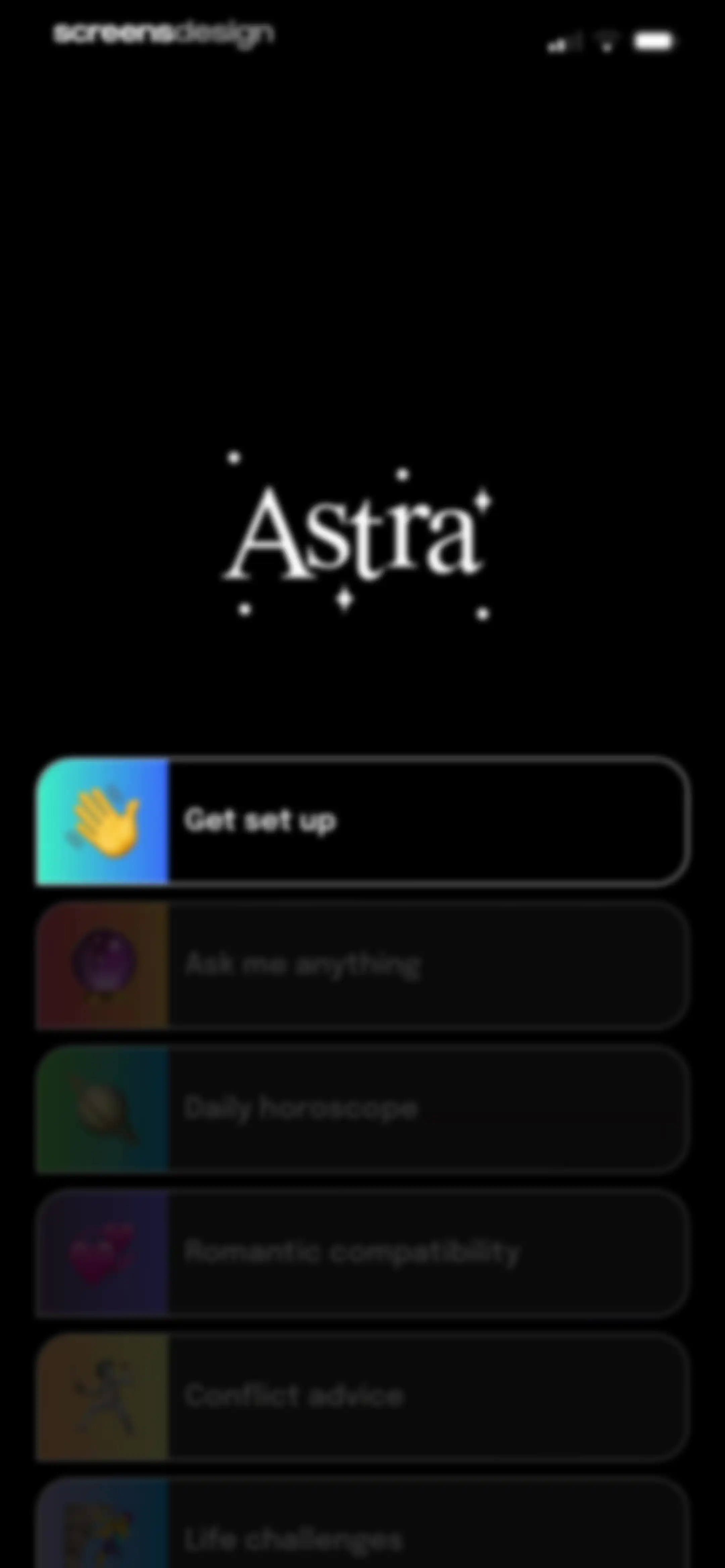 Astra - Life Advice screen 5
