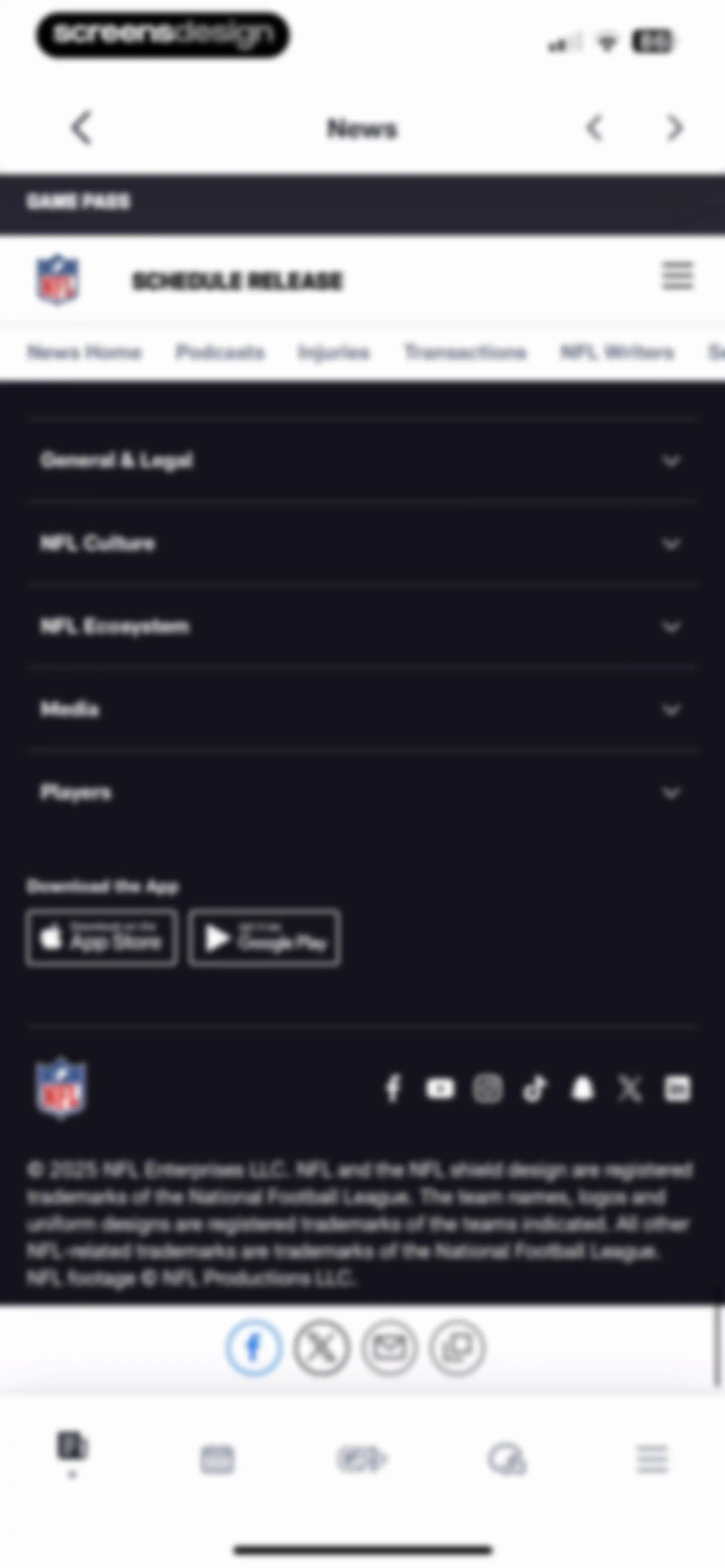 NFL screen 23