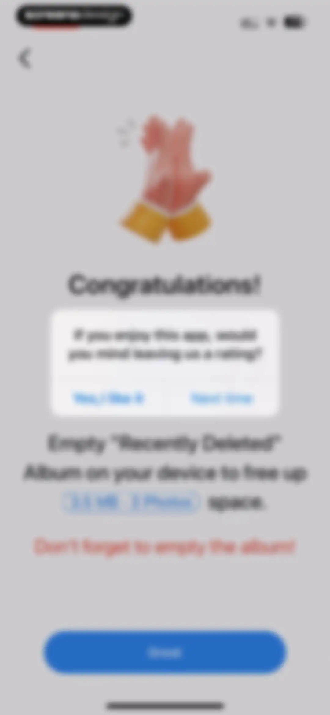 Cleaner Suite:Clean up Storage screen 37